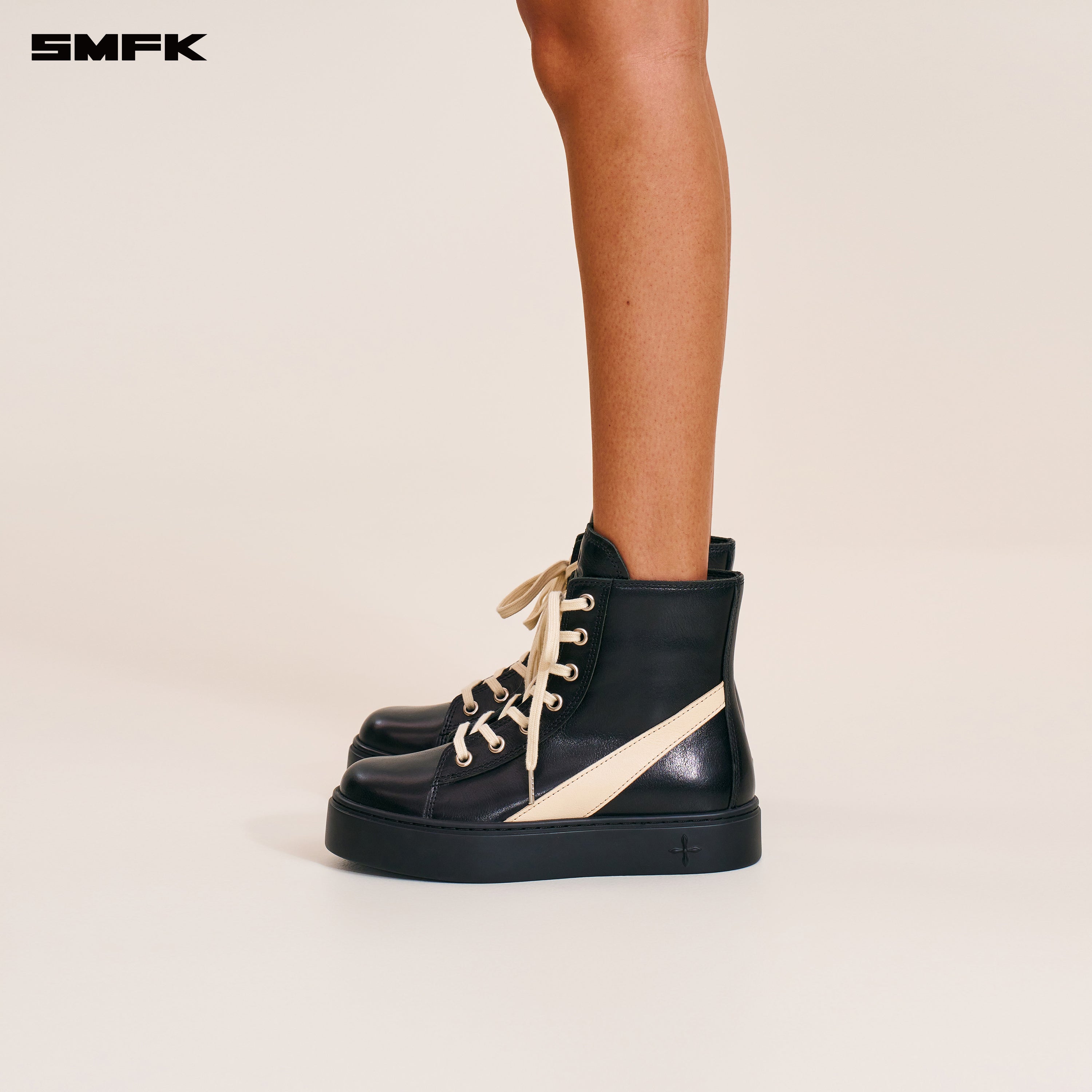 Compass Origin Leather Sneaker In High