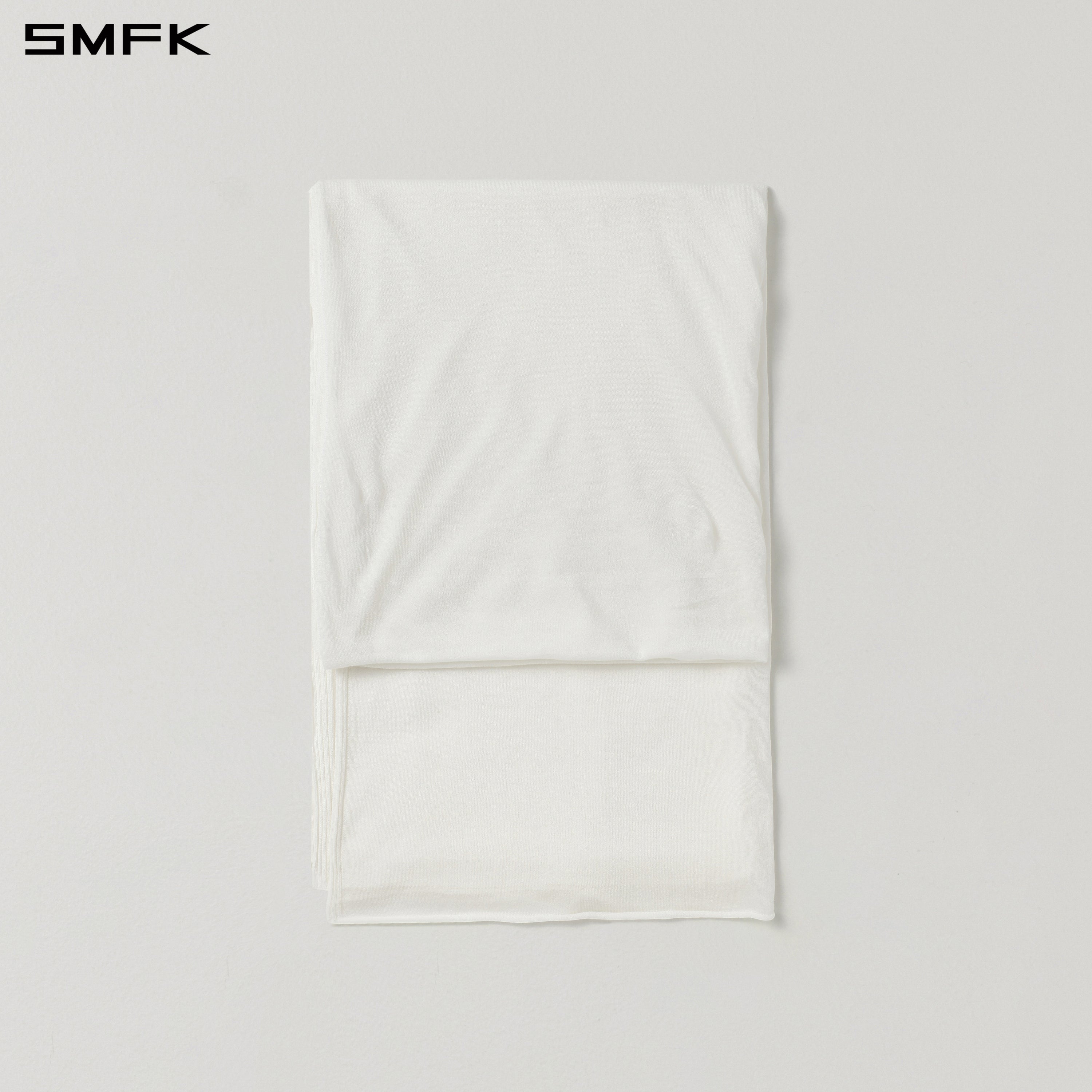 White Knitted Scarf