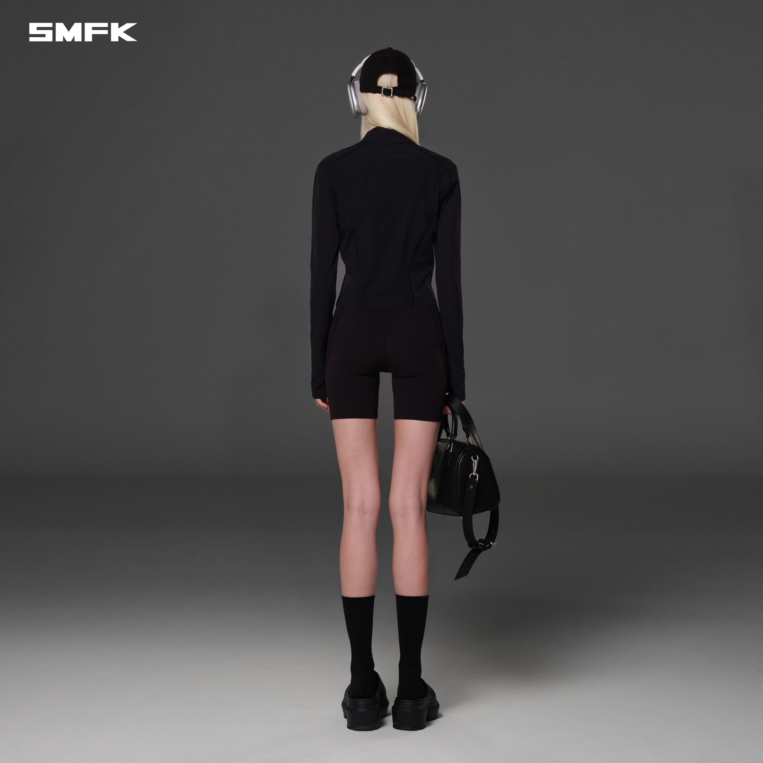 Focus Od Slim Jacket In Wild Black