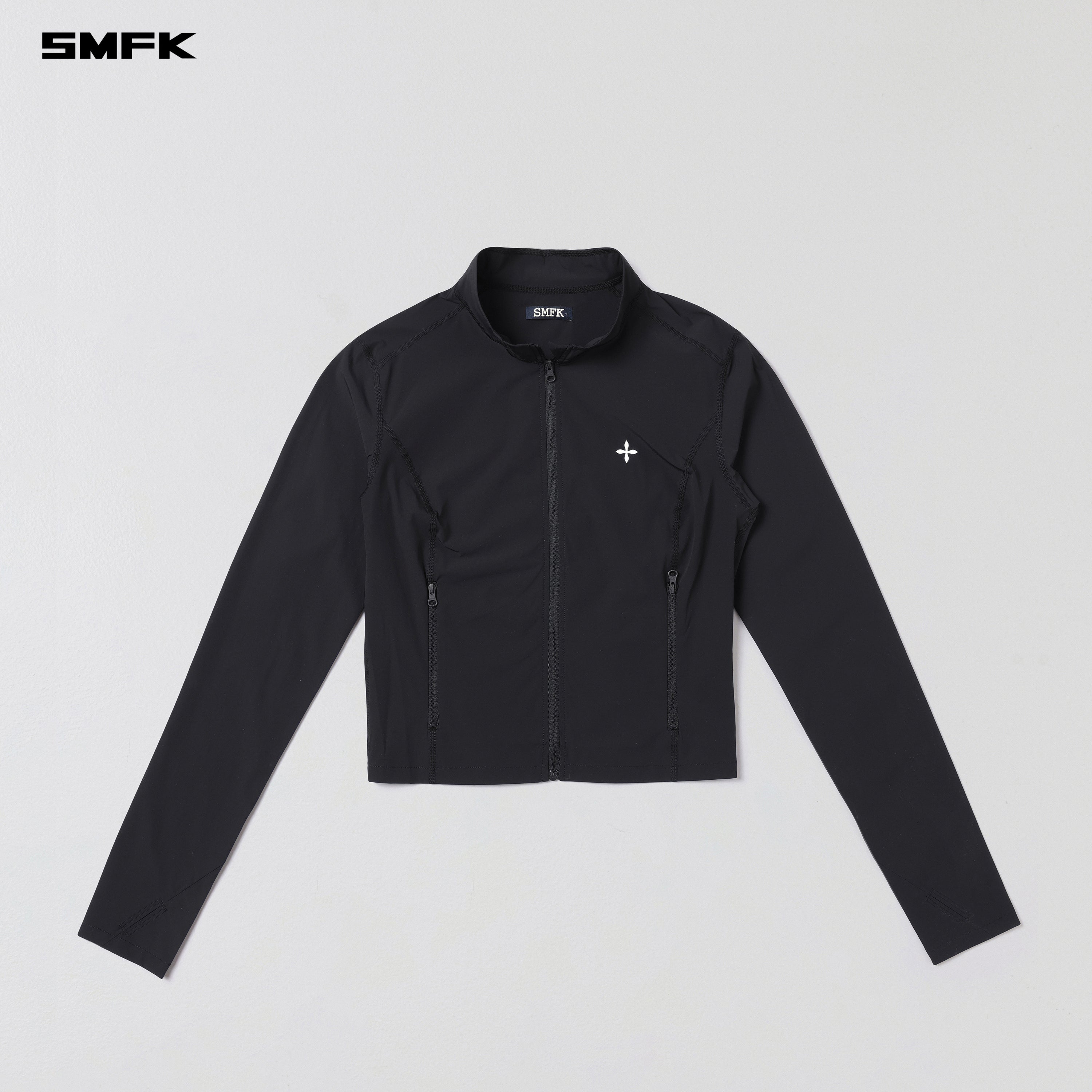 Focus Od Slim Jacket In Wild Black