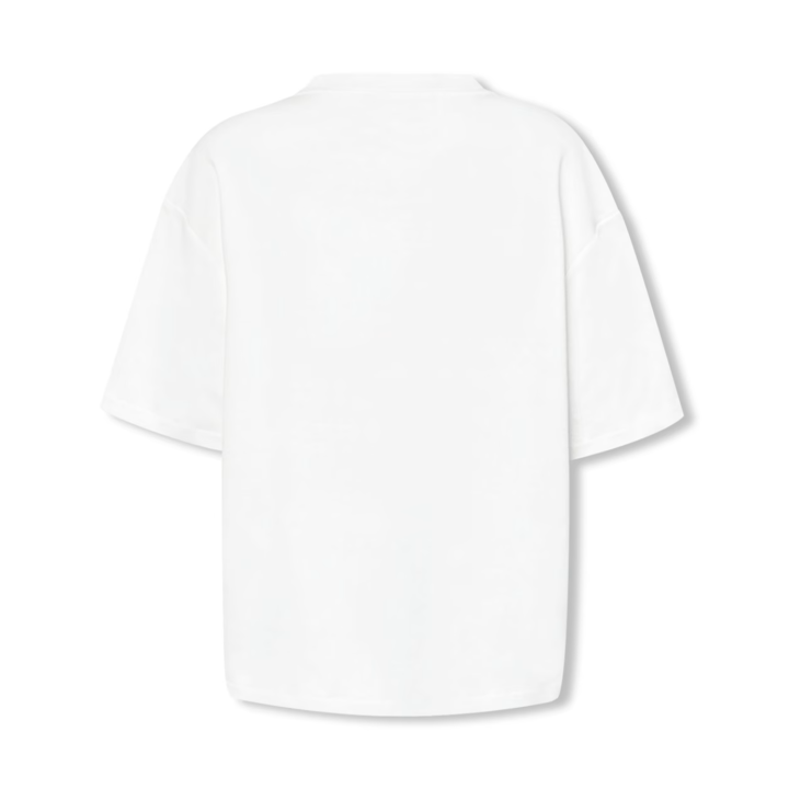 NOT FOR US Abstract Hellokitty Mermaid Print T-shirt in White | MADAX