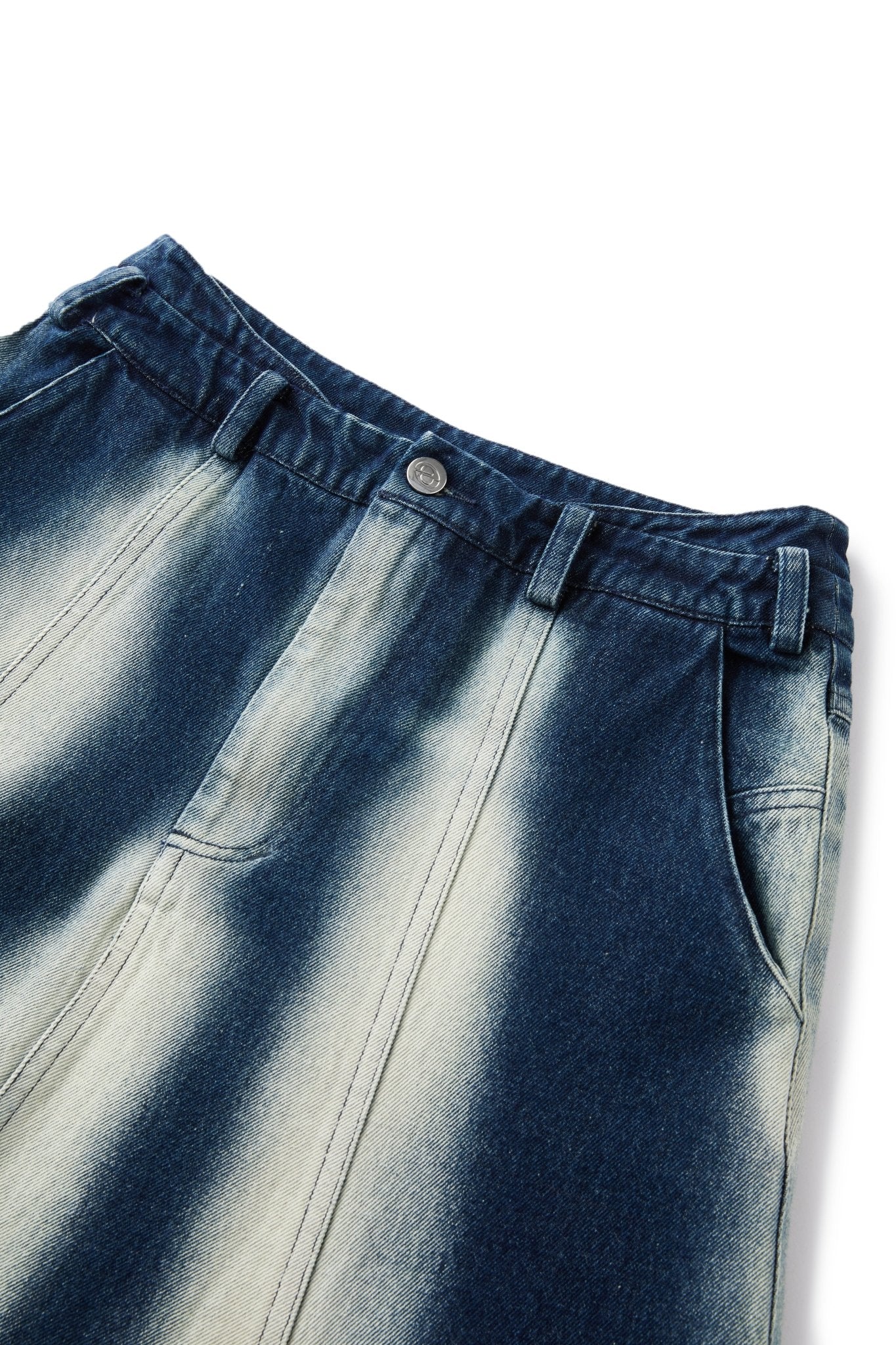 LOST IN ECHO Acid - wash Denim Skirt | MADA IN CHINA