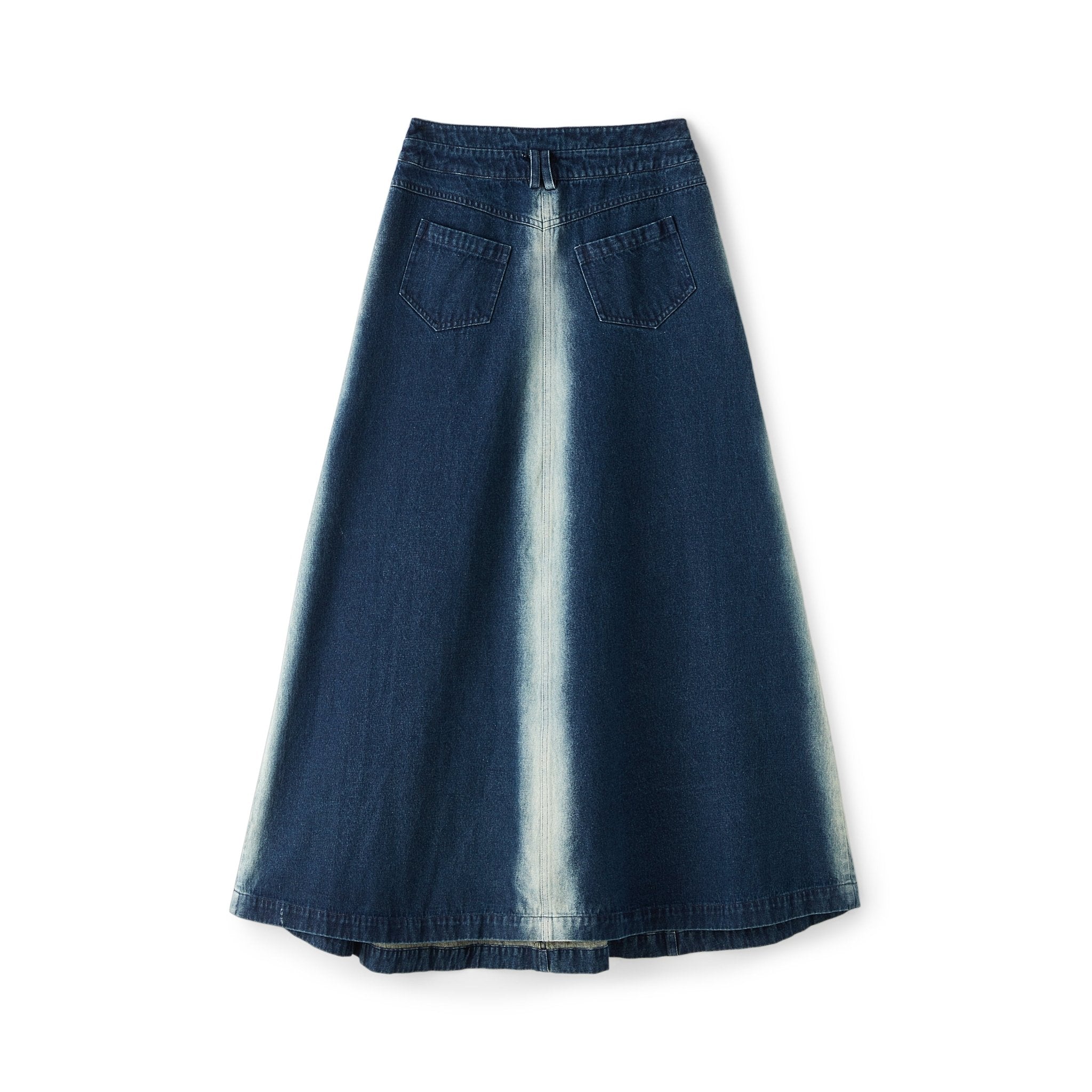 LOST IN ECHO Acid - wash Denim Skirt | MADA IN CHINA