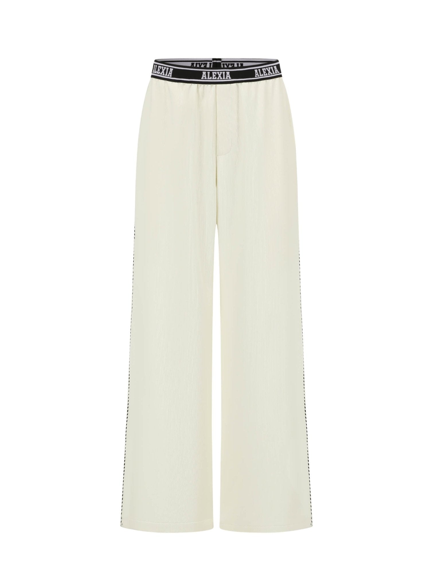 Alexia Sandra Alexia High - Waist Wide - Leg Trousers in White | MADA IN CHINA