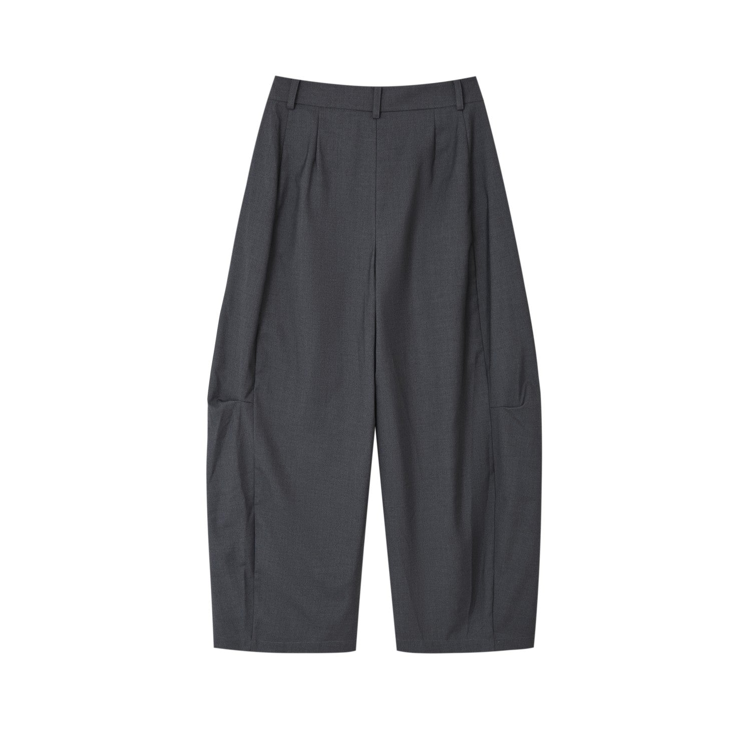 SOMESOWE American Wide - leg Scimitar Pants In Gray | MADAX