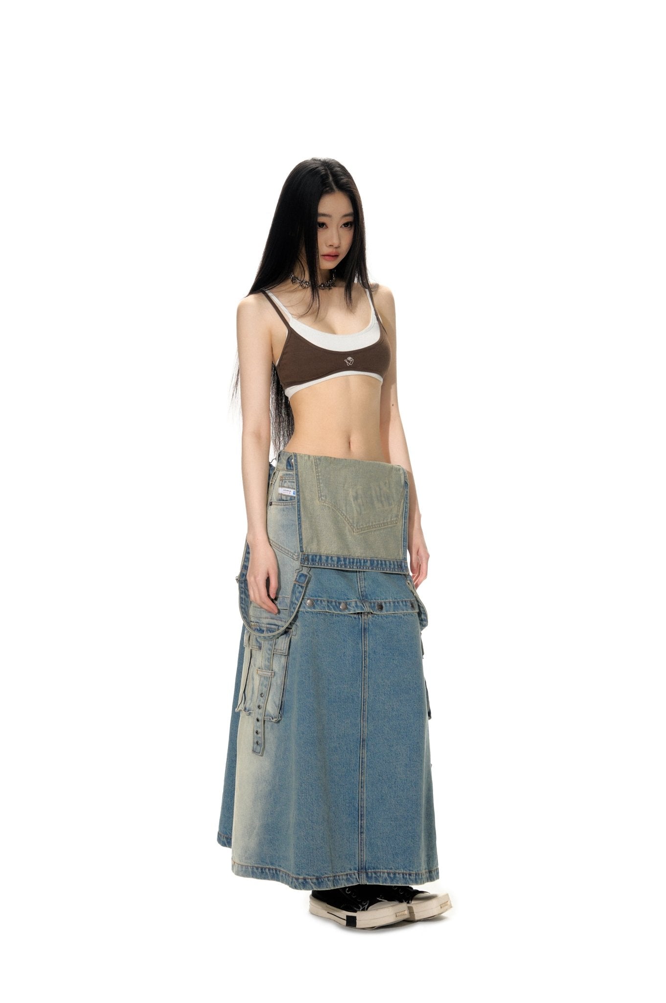 NAWS Annotation Tank Top Brown | MADA IN CHINA