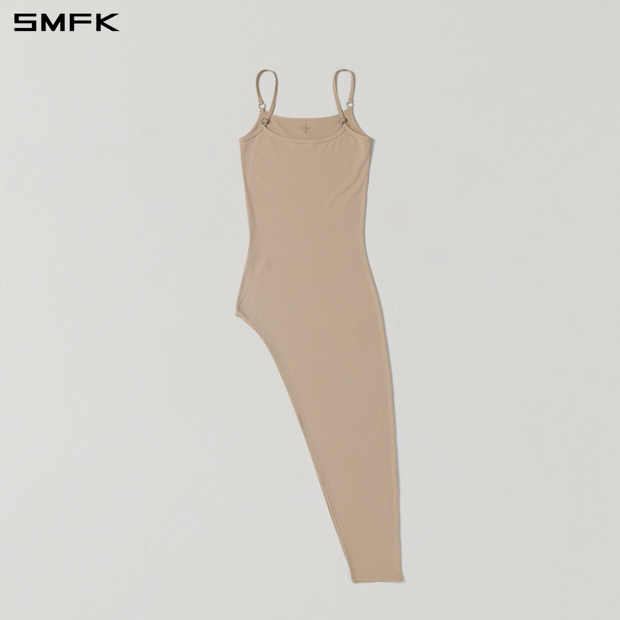SMFK Asymmetrical Camisole Dress in Skin Tone | MADAX
