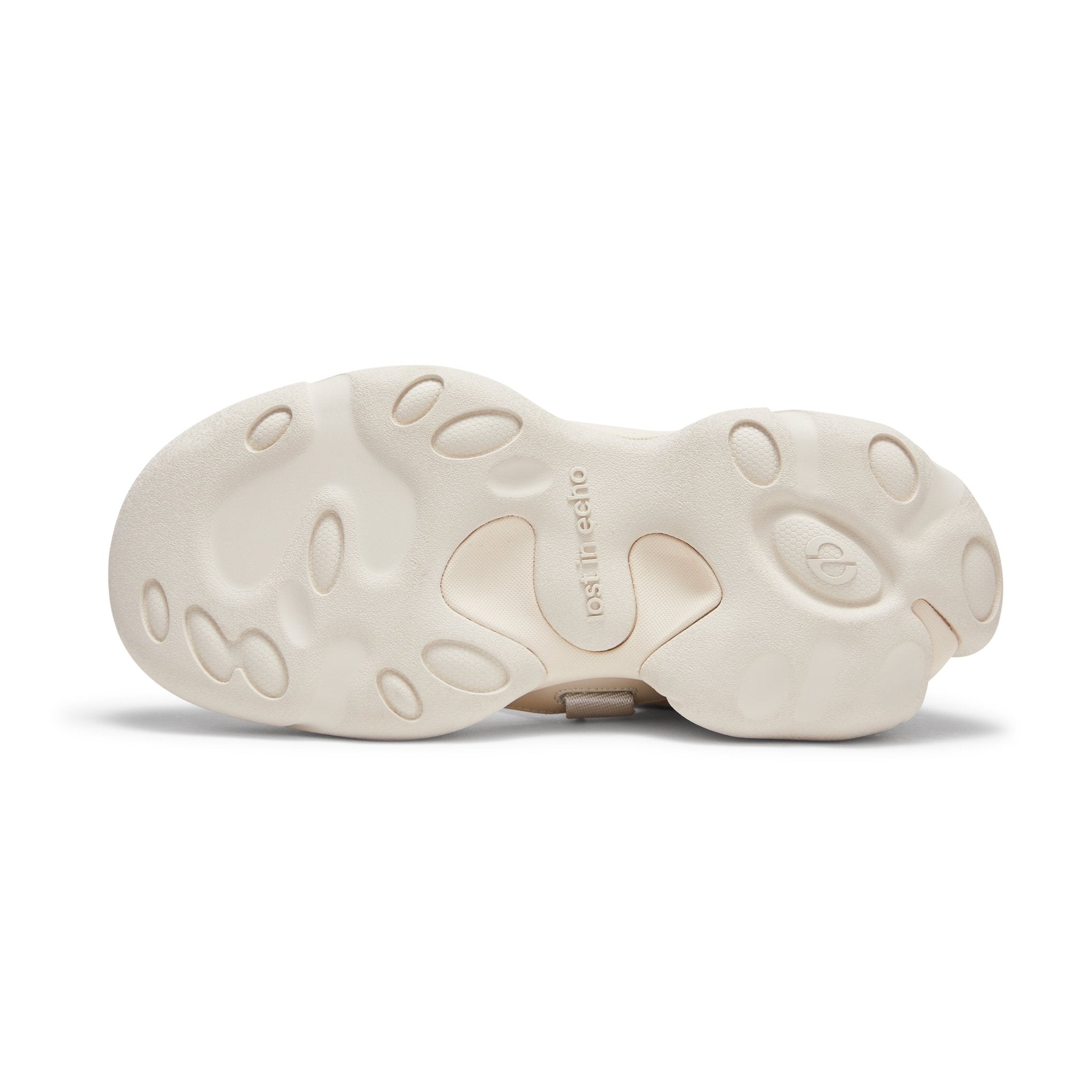 LOST IN ECHO Asymmetrical Shaped Thick-soled Sports Sandals in White | MADA IN CHINA