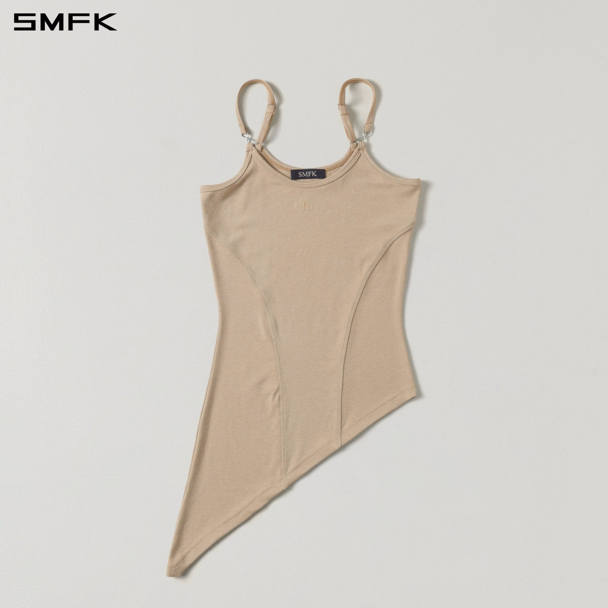 SMFK Asymmetrical Suspenders in Skin Tone | MADAX