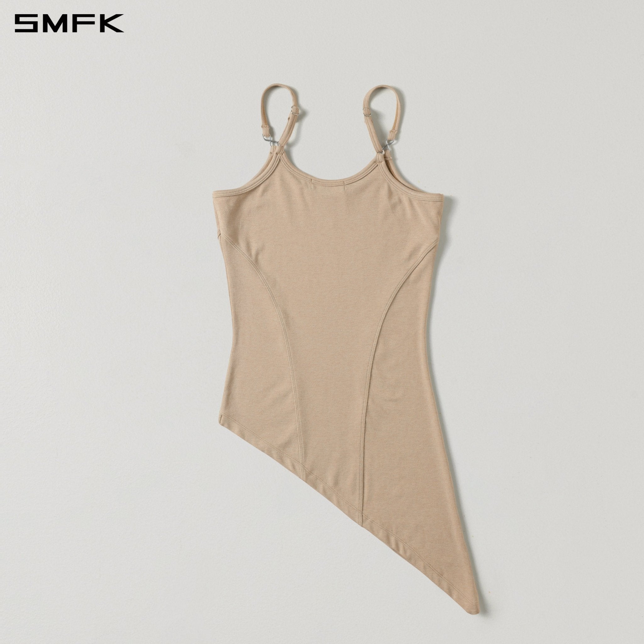 SMFK Asymmetrical Suspenders in Skin Tone | MADAX