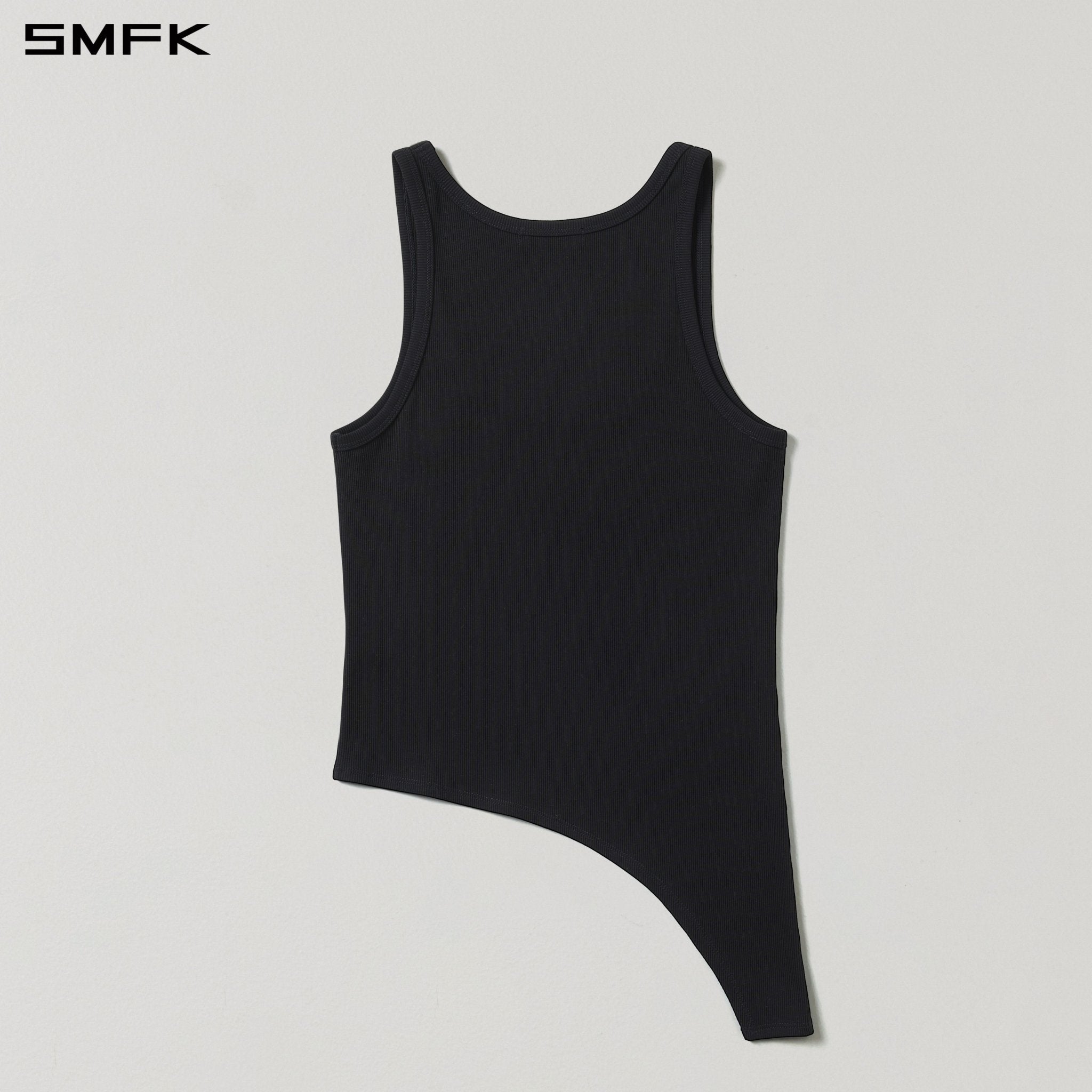 SMFK Asymmetrical Vest in Black | MADAX