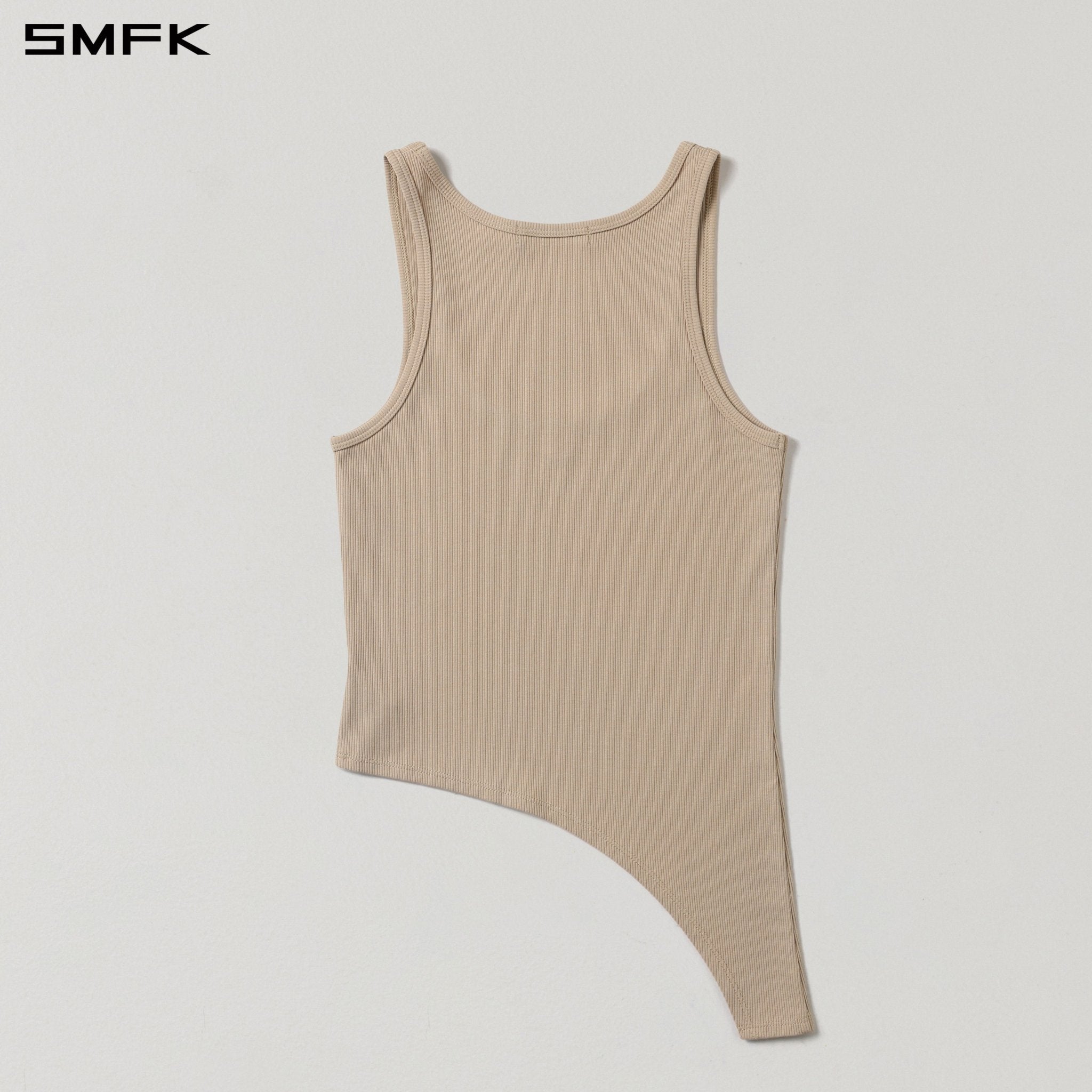 SMFK Asymmetrical Vest in Skin Tone | MADAX