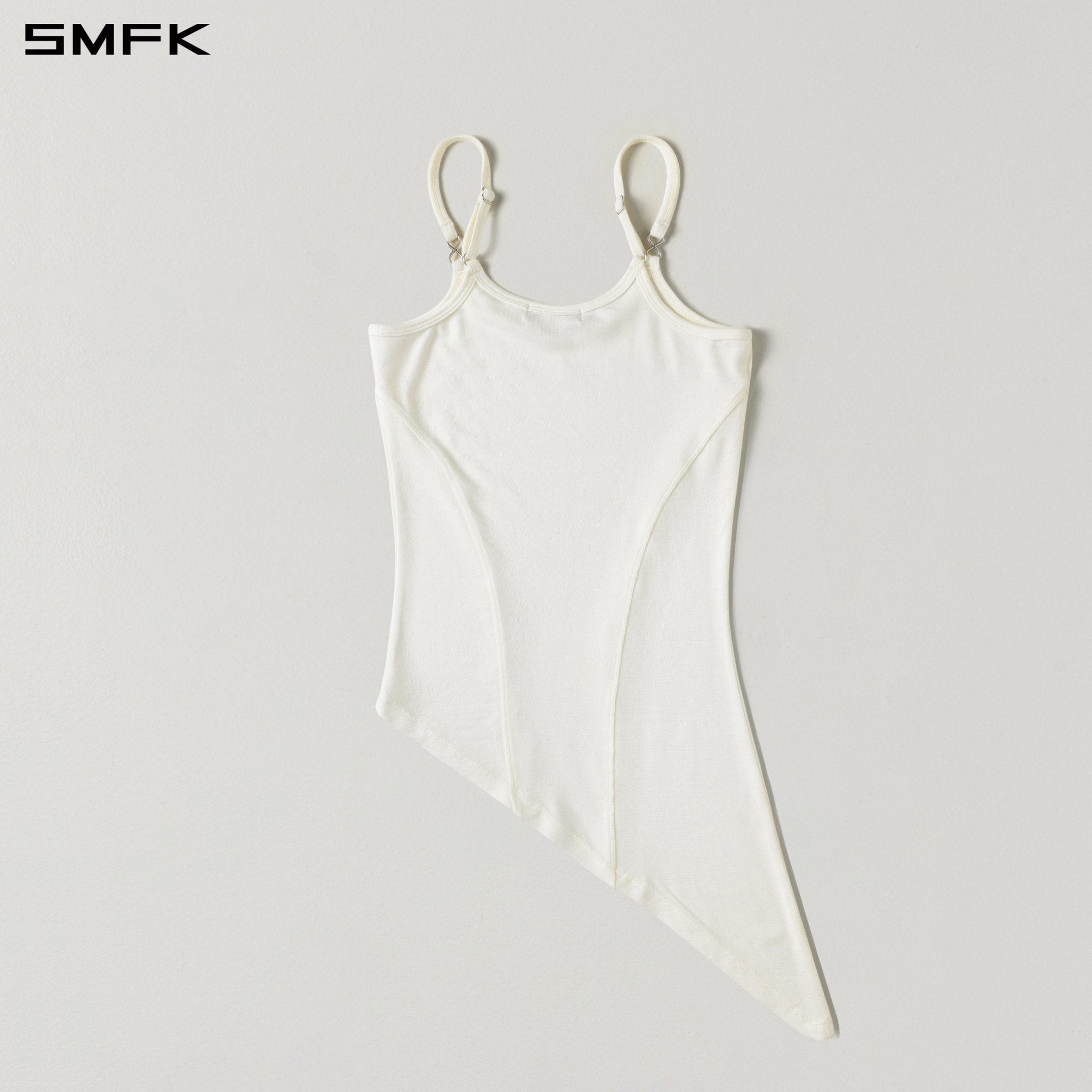 SMFK Asymmetrical White Suspenders | MADAX