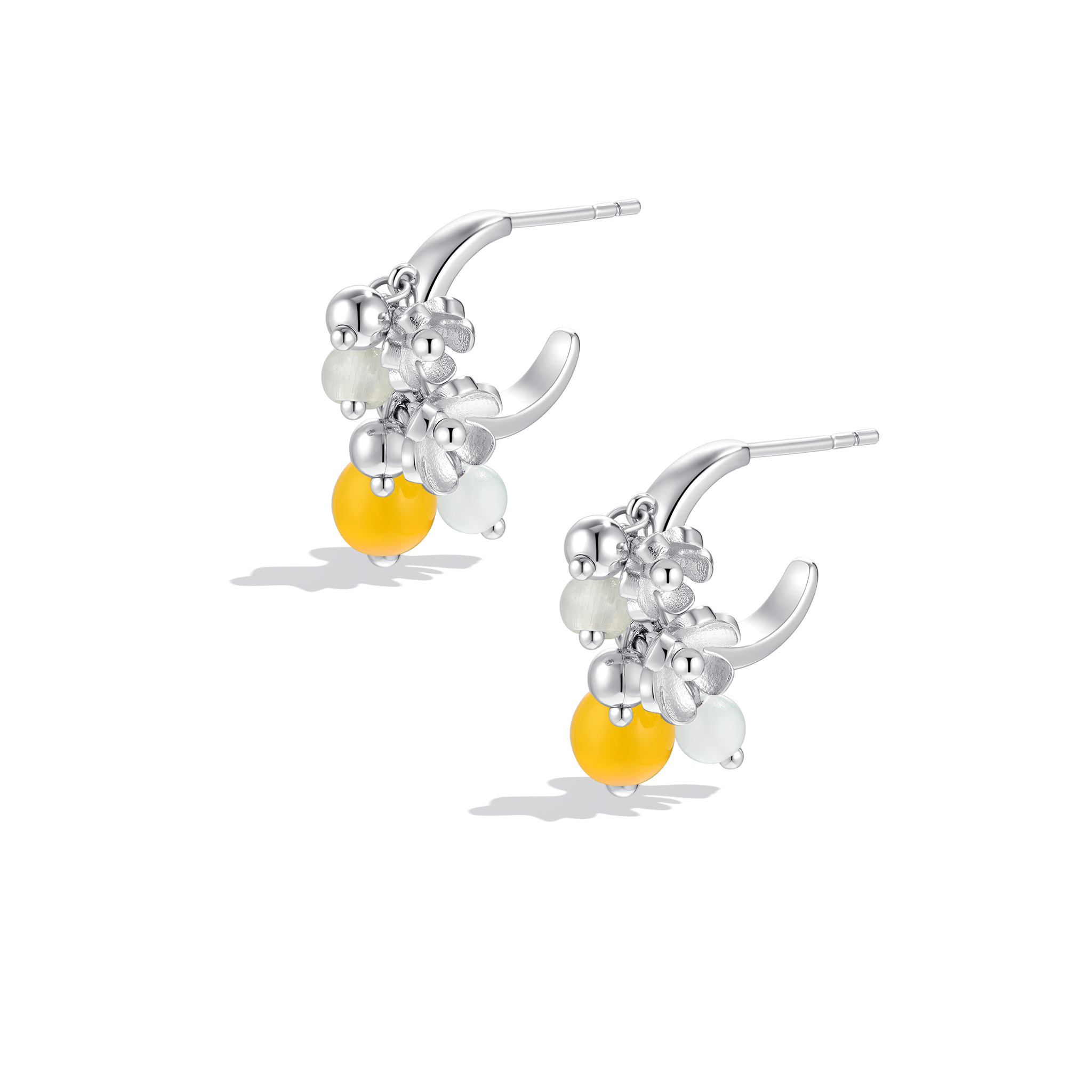 ToneTale Aurora Hoop Earrings in Ryuko color | MADAX