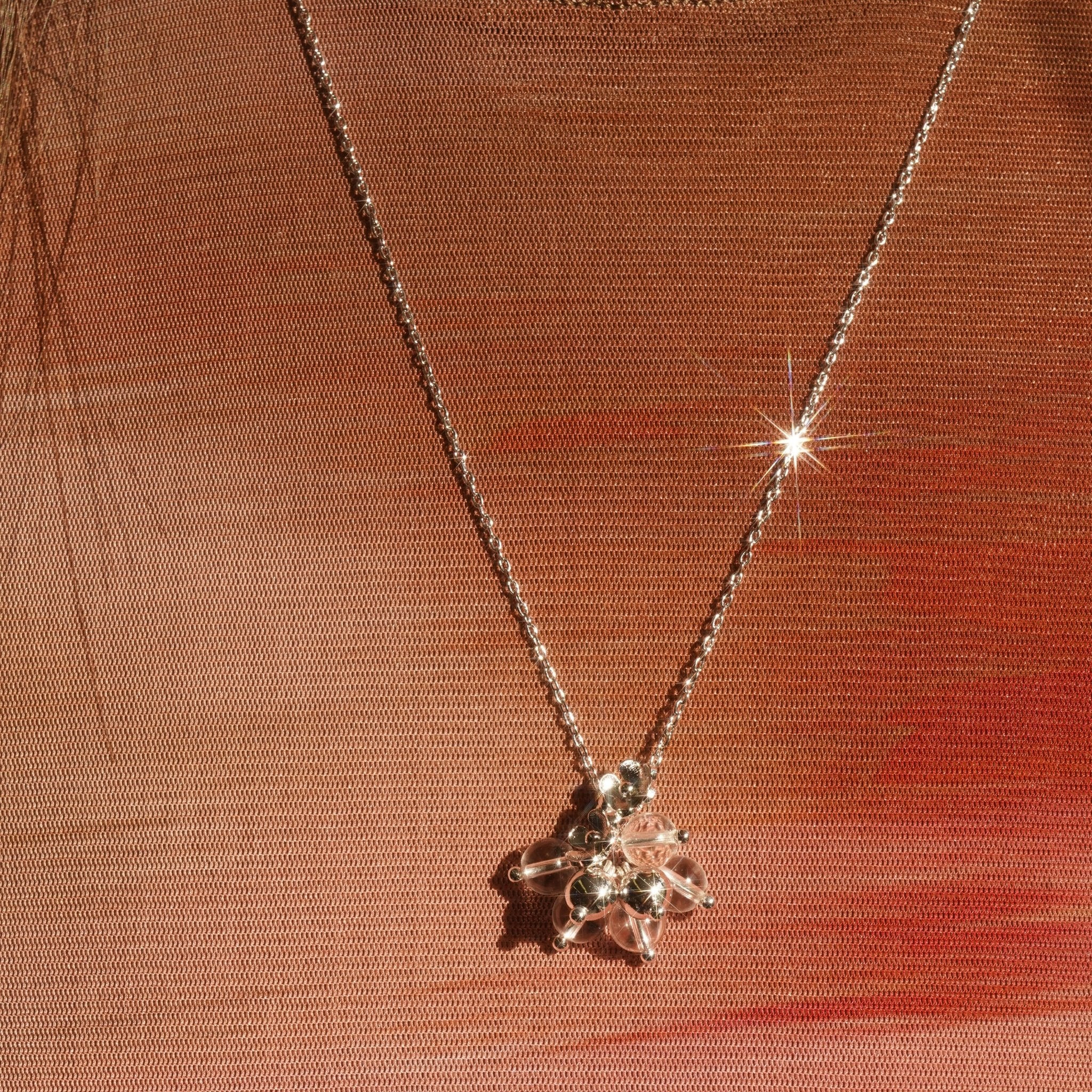 ToneTale Aurora Necklace with White Crystal | MADAX