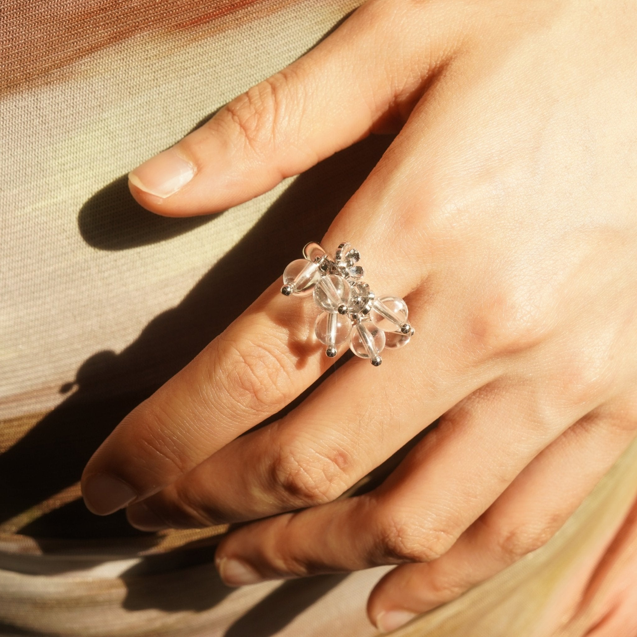 ToneTale Aurora Ring in White Gold | MADAX