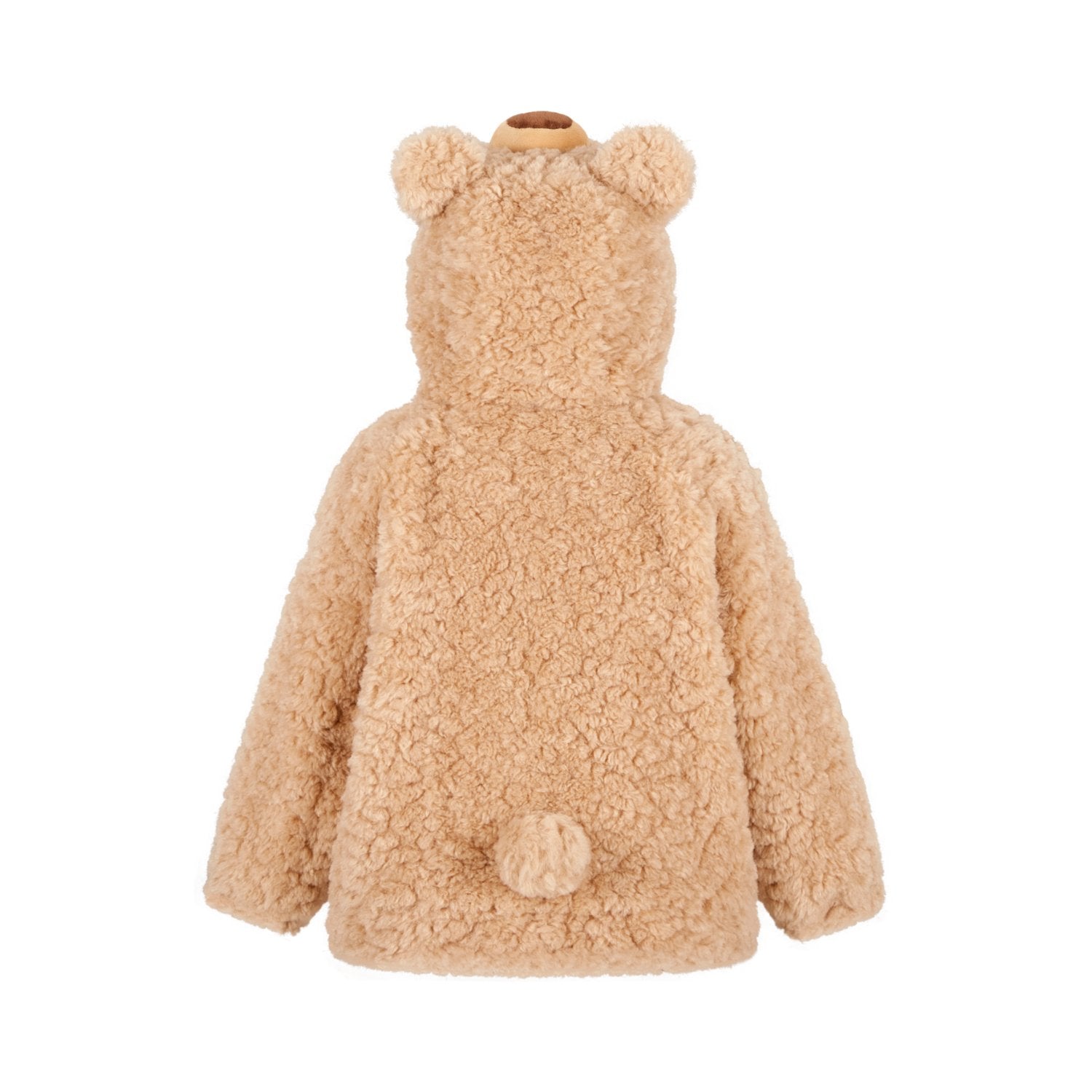 13DE MARZO Baby Bear Zip Coat In Khaki | MADAX