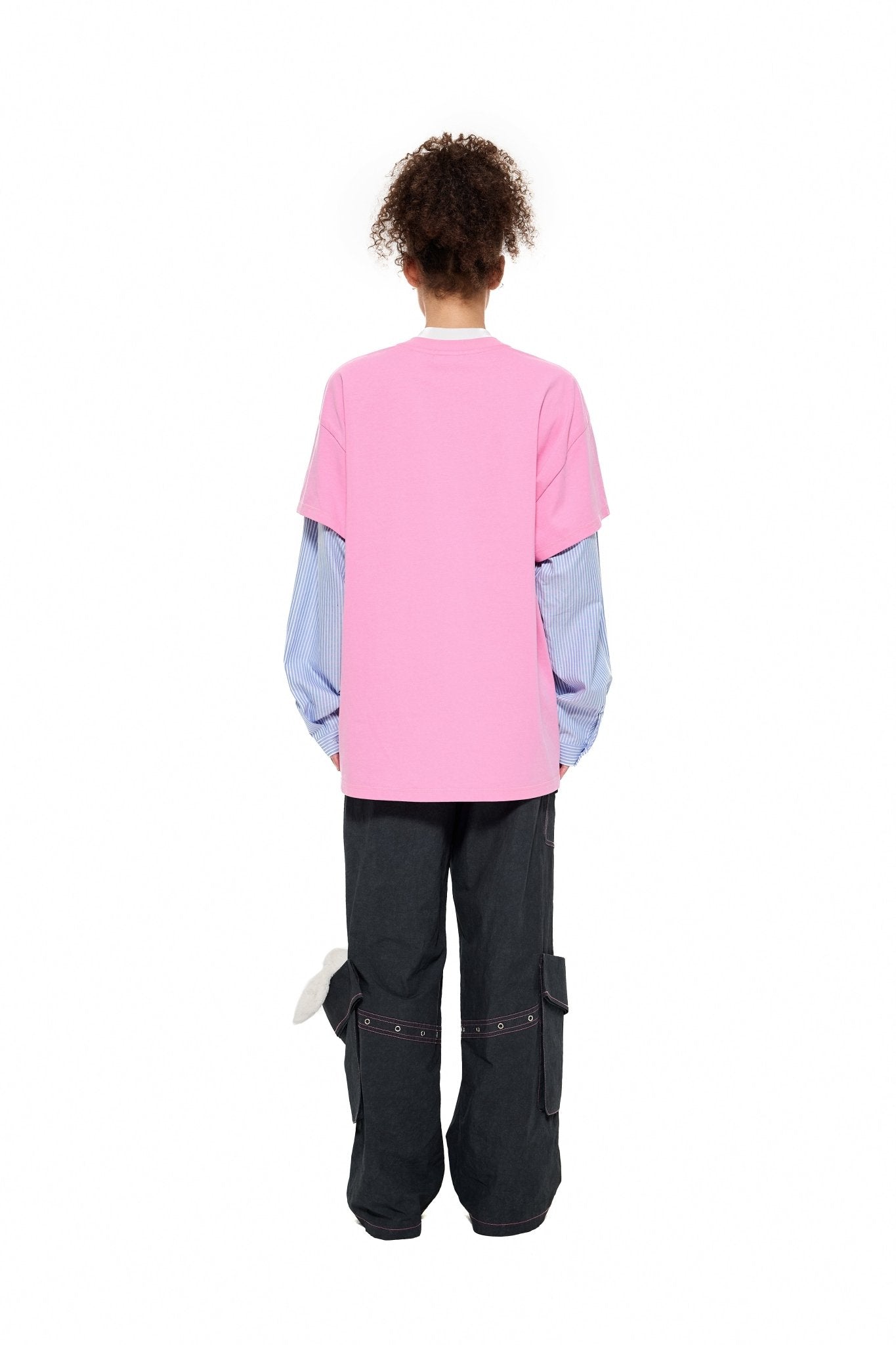 Alexia Sandra Baby Girl Zipper Long Sleeve T - Shirt in Pink | MADA IN CHINA