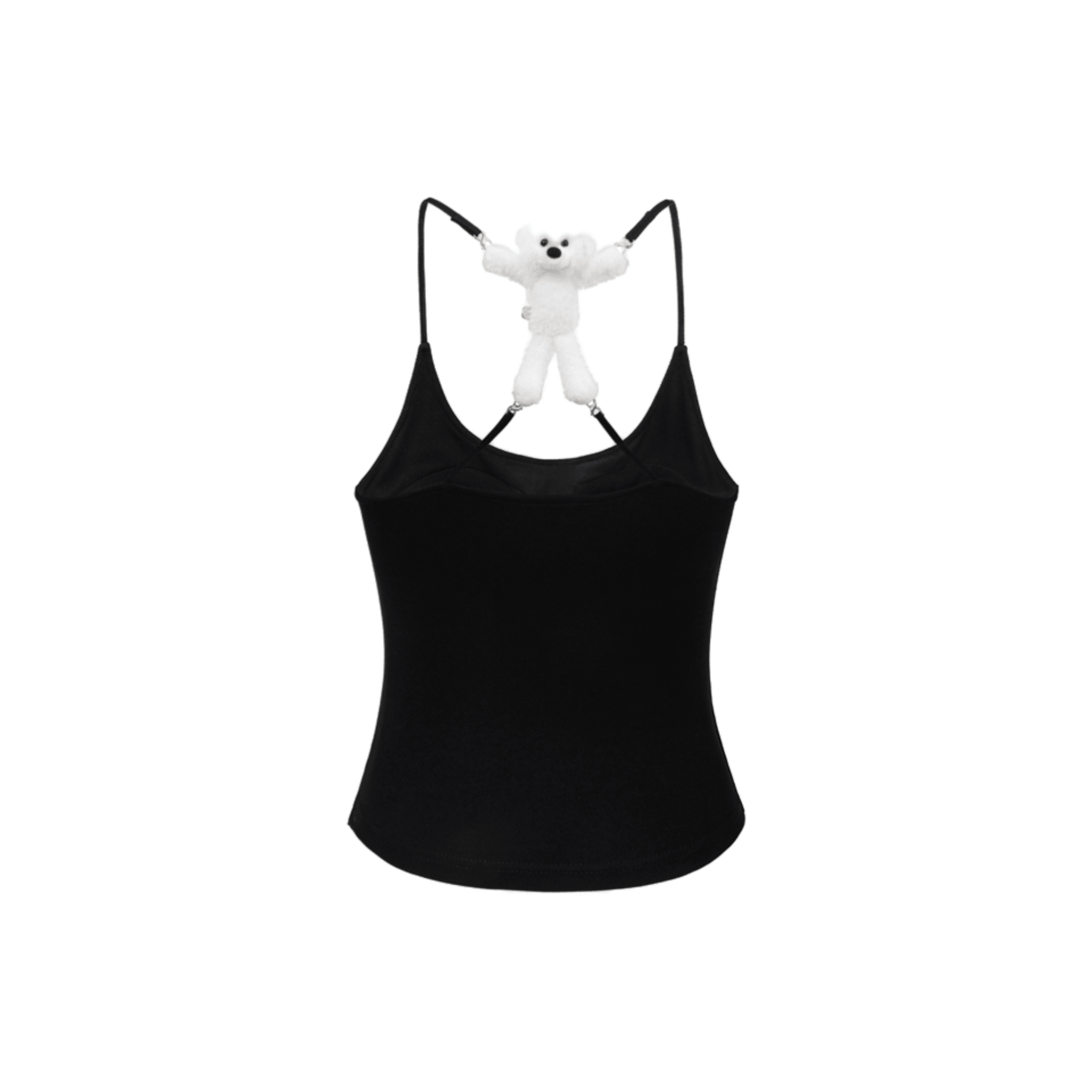 13DE MARZO Back Bear Harness Tank Top in Black | MADAX