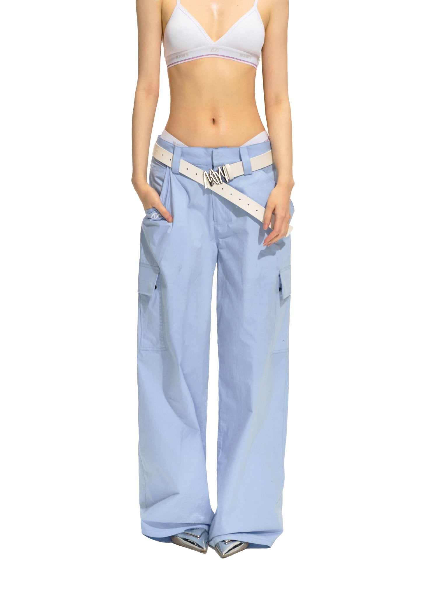 NAWS Baggy Jazz Pants Blue | MADA IN CHINA