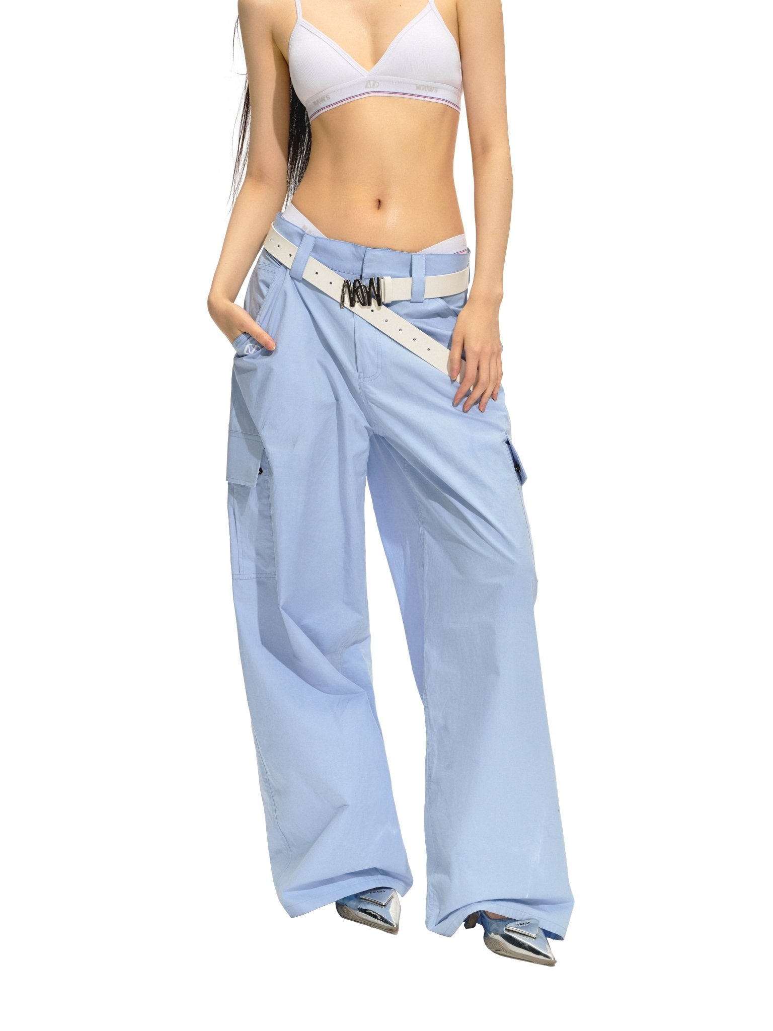 NAWS Baggy Jazz Pants Blue | MADA IN CHINA