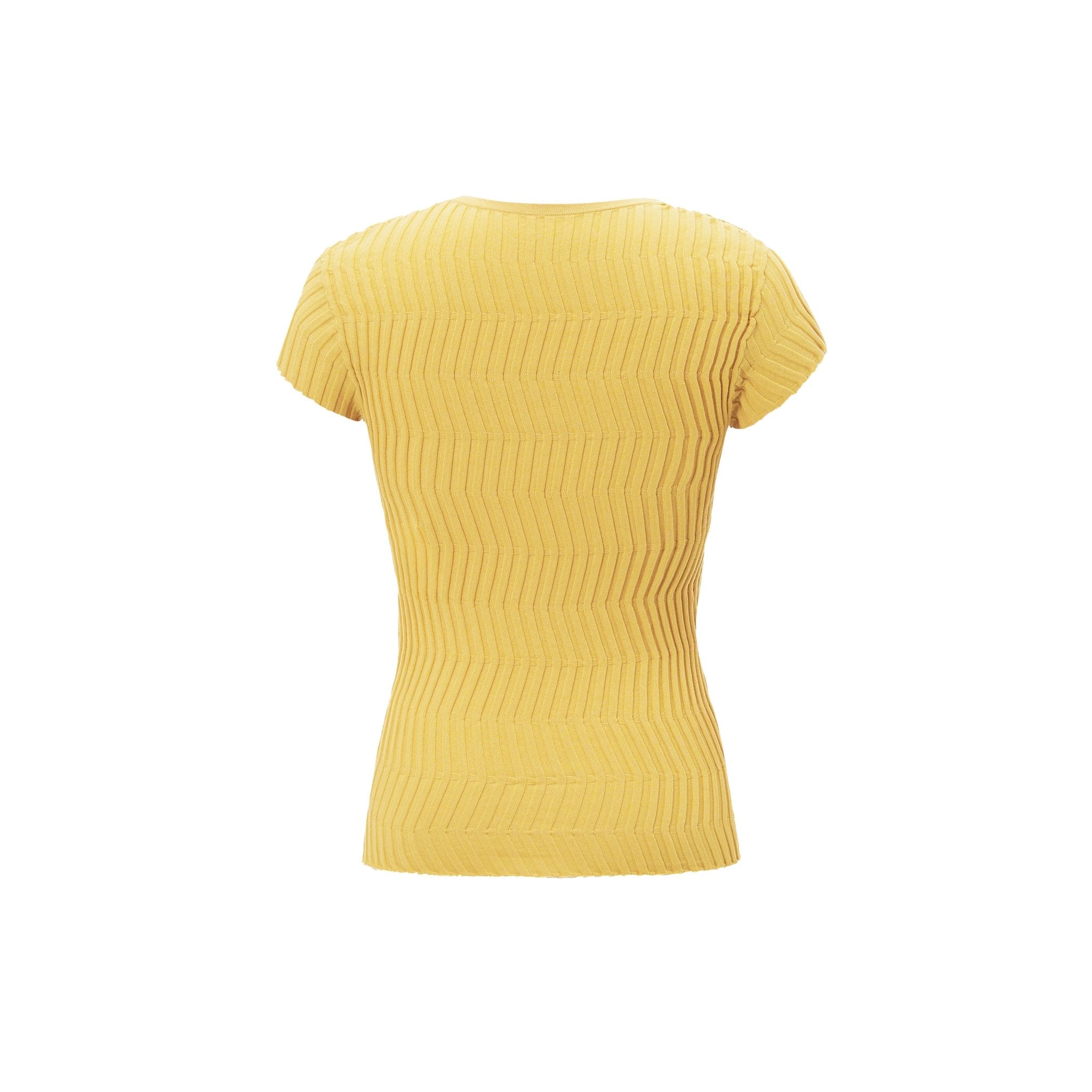 NAWS Bailey Knitted Tee in Yellow | MADAX