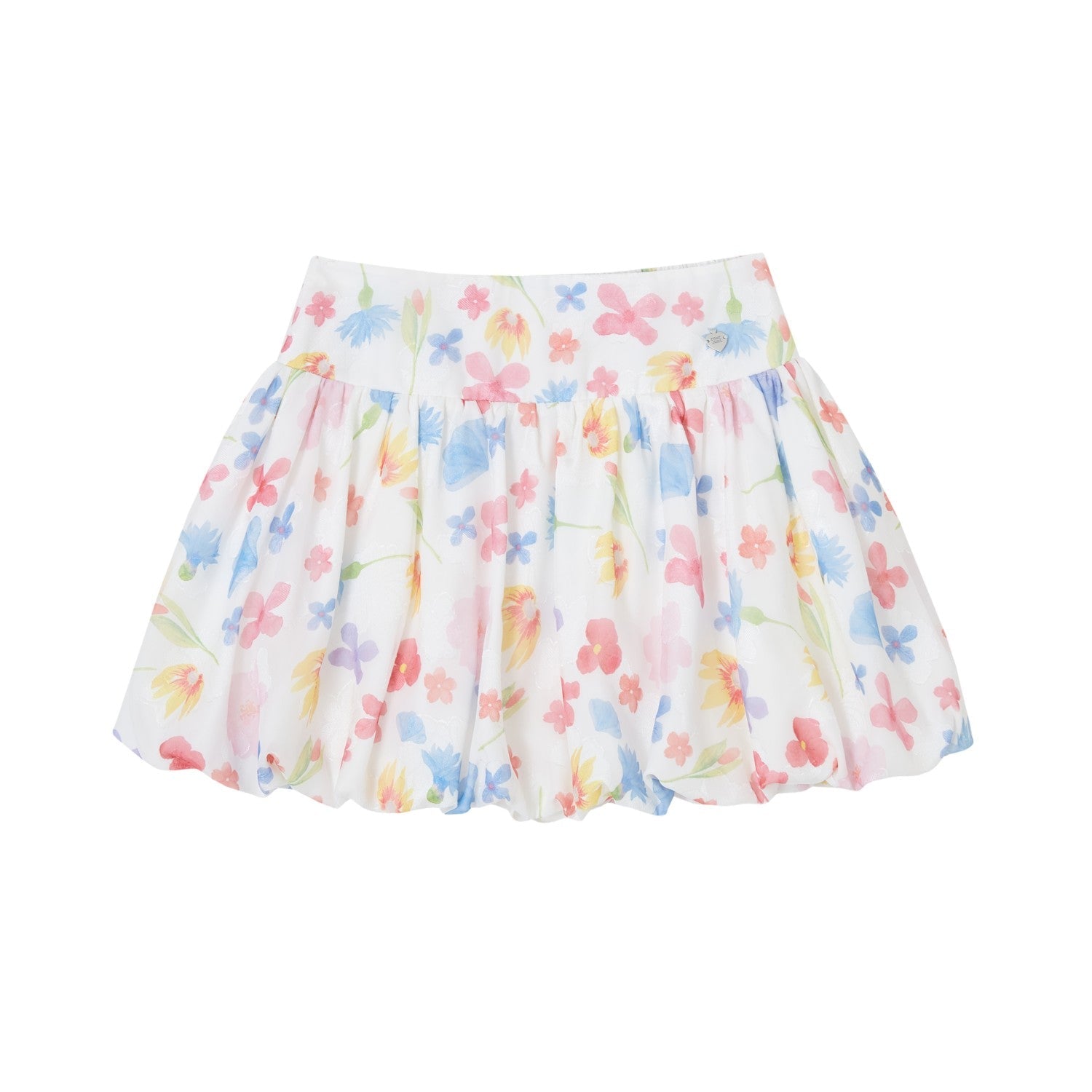 SOMESOWE Ballet Style Cartoon Bubble Skort In Flower Pattern | MADAX