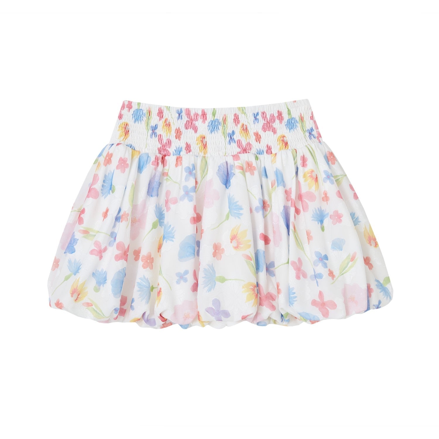 SOMESOWE Ballet Style Cartoon Bubble Skort In Flower Pattern | MADAX