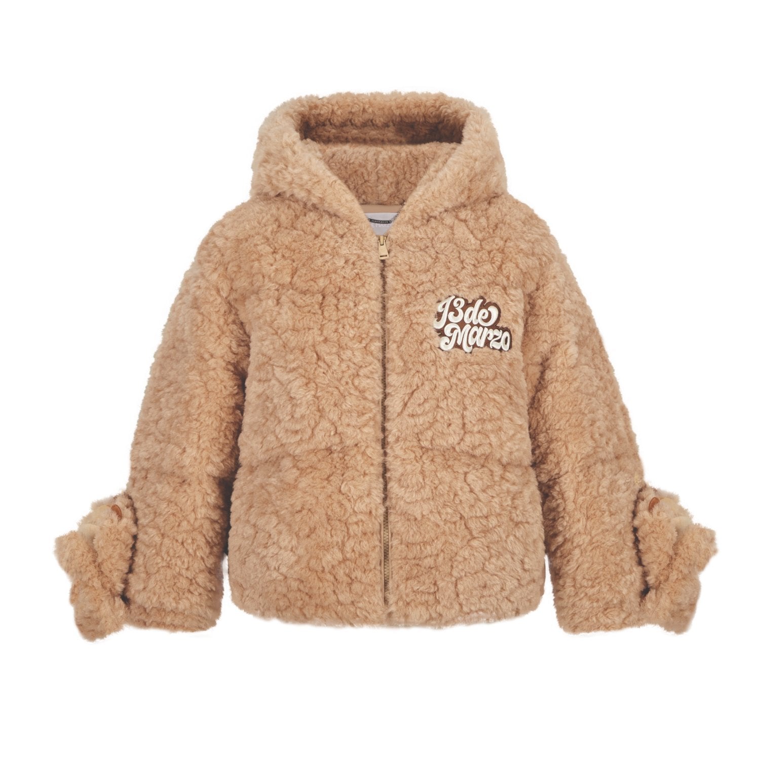 13DE MARZO Bear Costume Down Jacket In Brown | MADAX