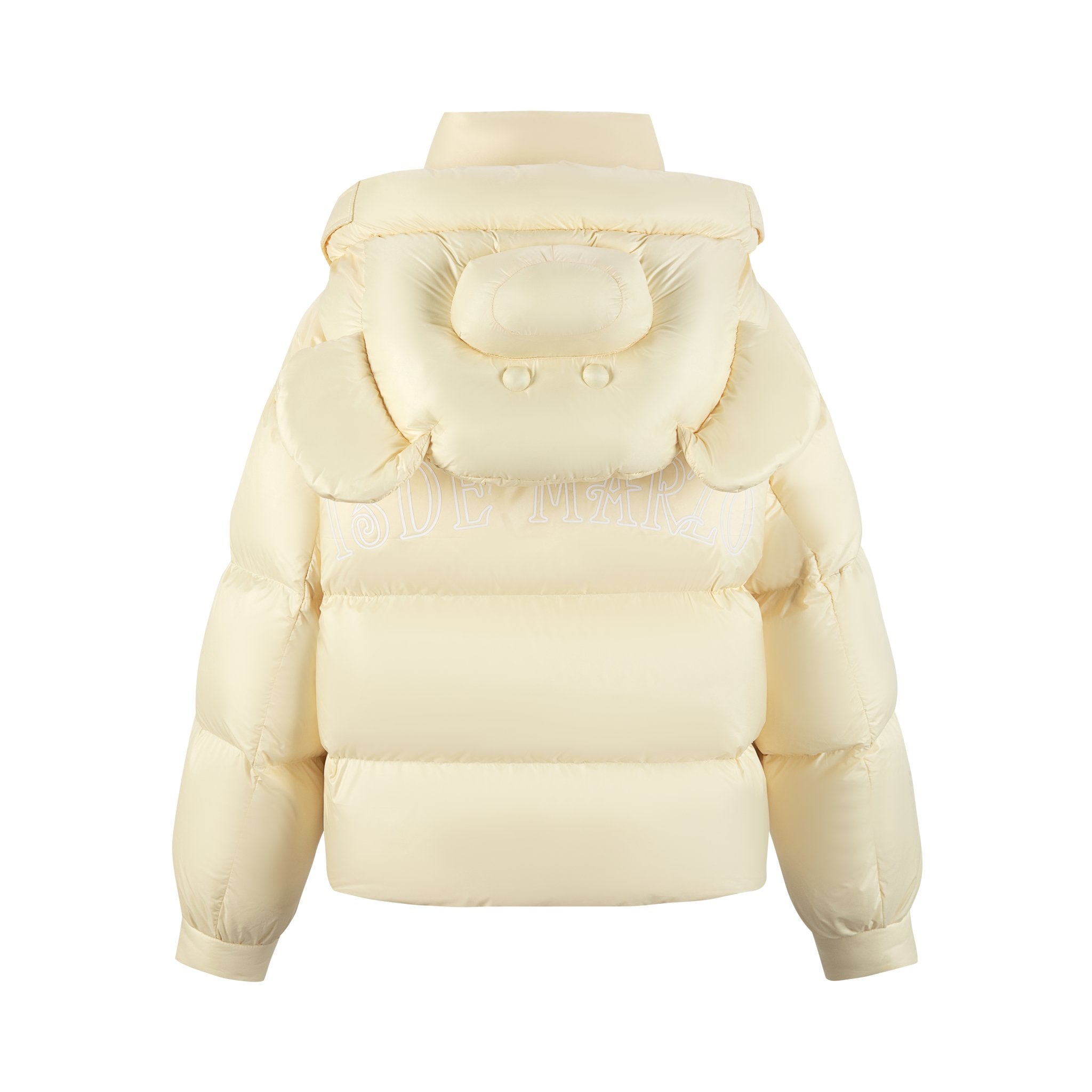 13DE MARZO Bear Embossment Down Jacket In Yellow | MADAX