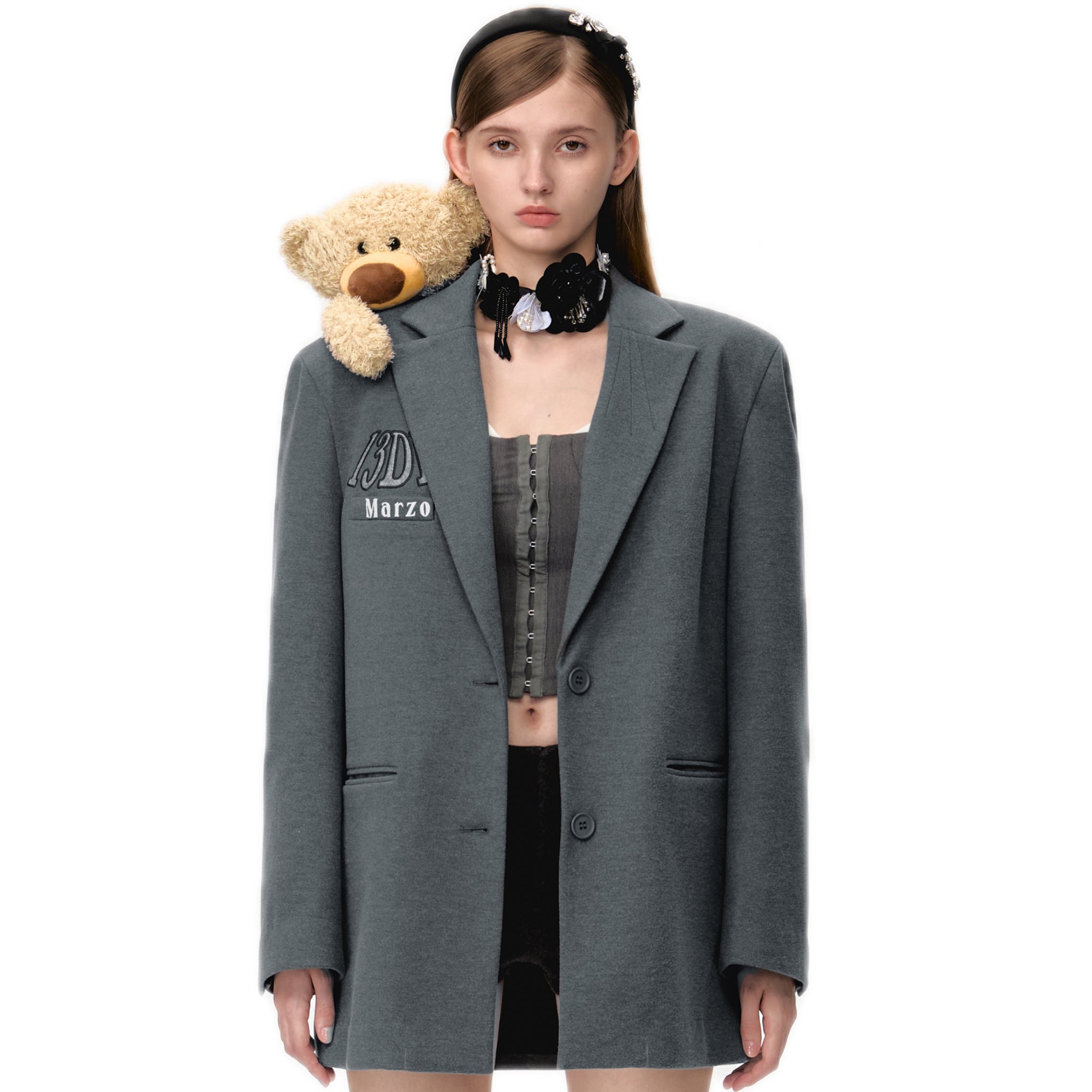 13DE MARZO Bear On Back Suit | MADAX