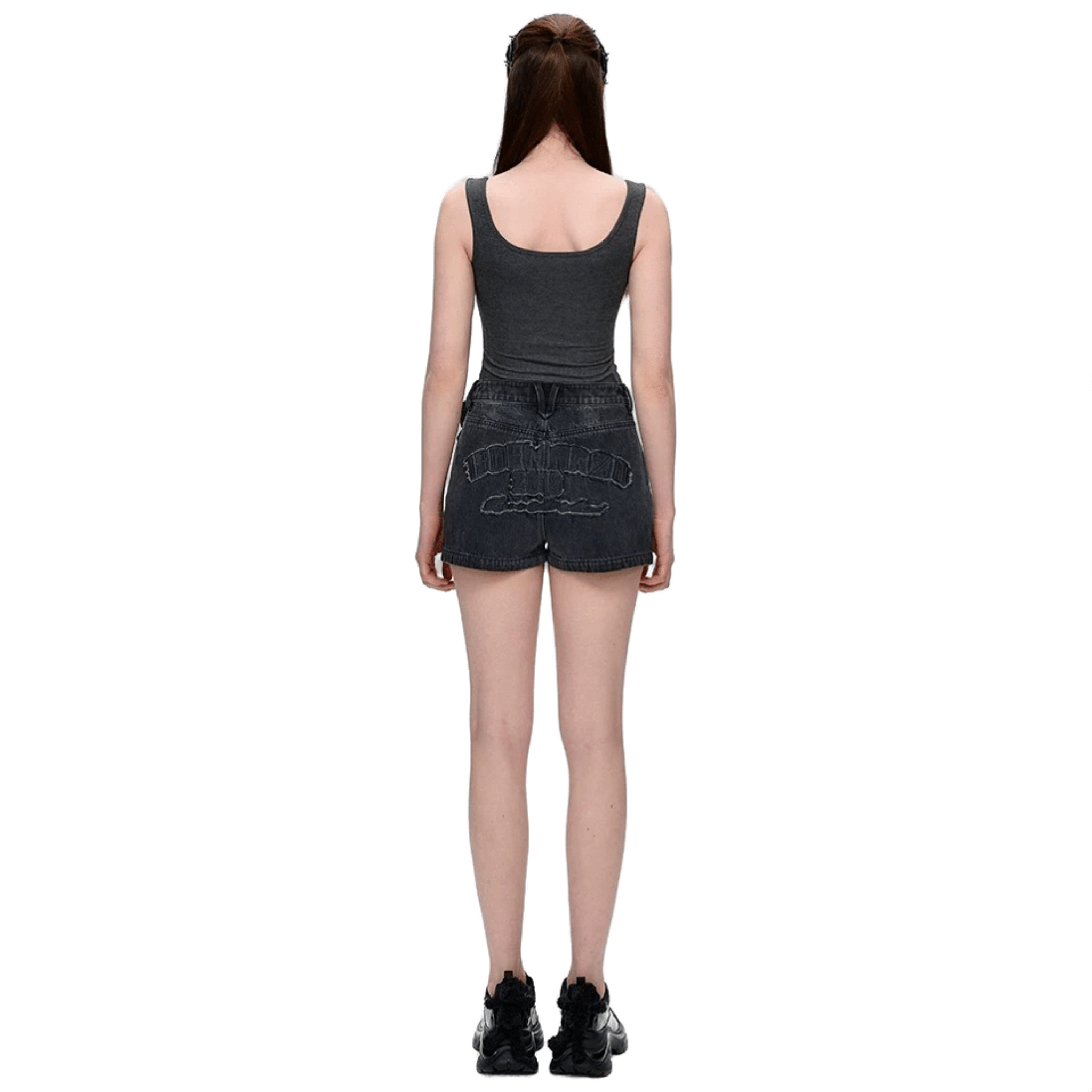 13DE MARZO Bear Thick - soled Daddy Shoes in Black | MADAX