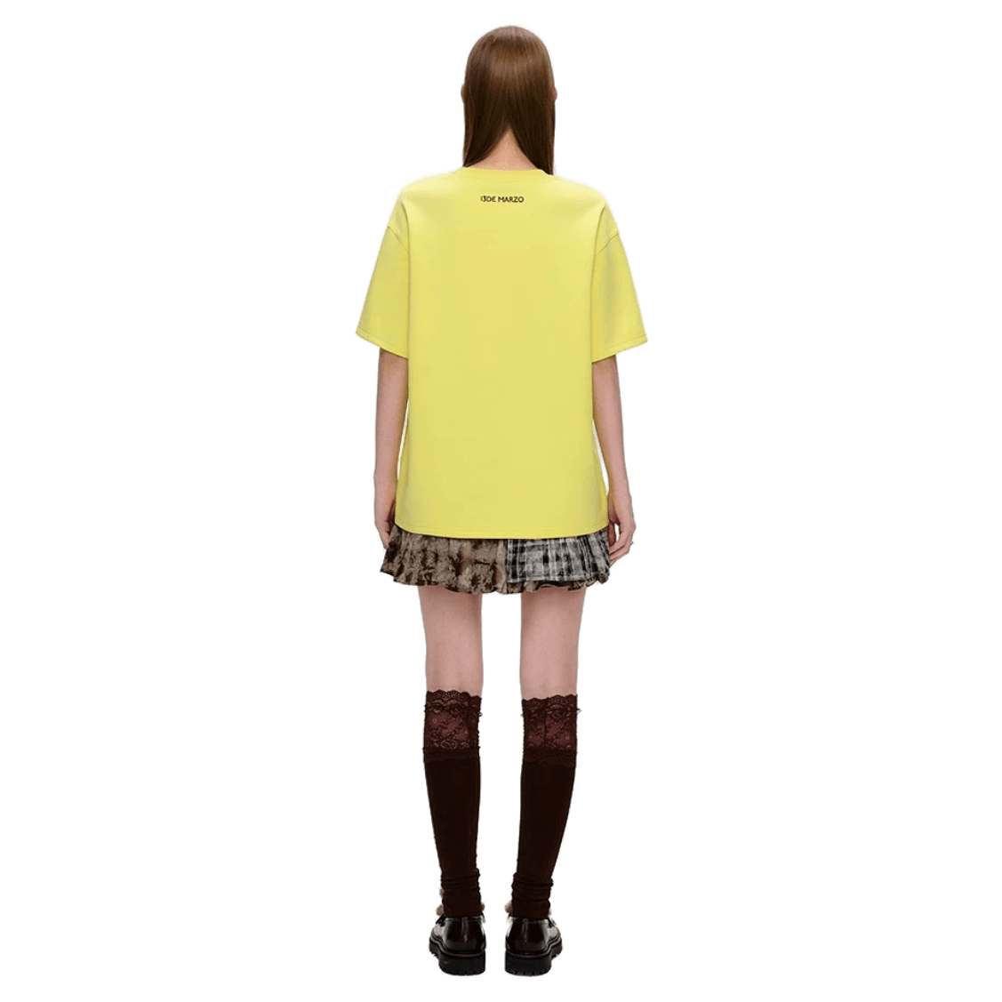 13DE MARZO Bee Bear Illustration Logo Short Sleeve in Bright Yellow | MADAX