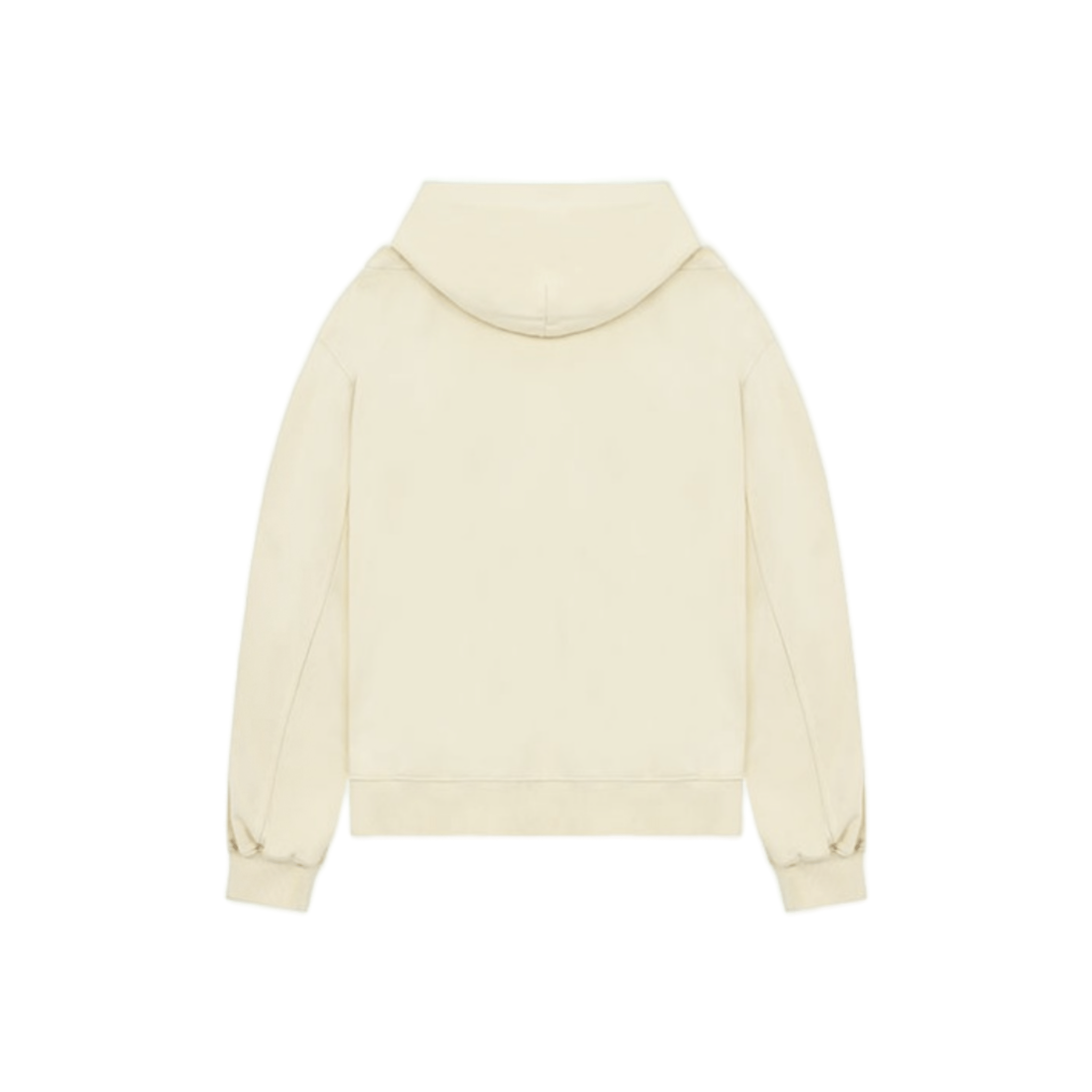 WE11DONE BEIGE BOAT - NECK WASHED HOODIE | MADAX