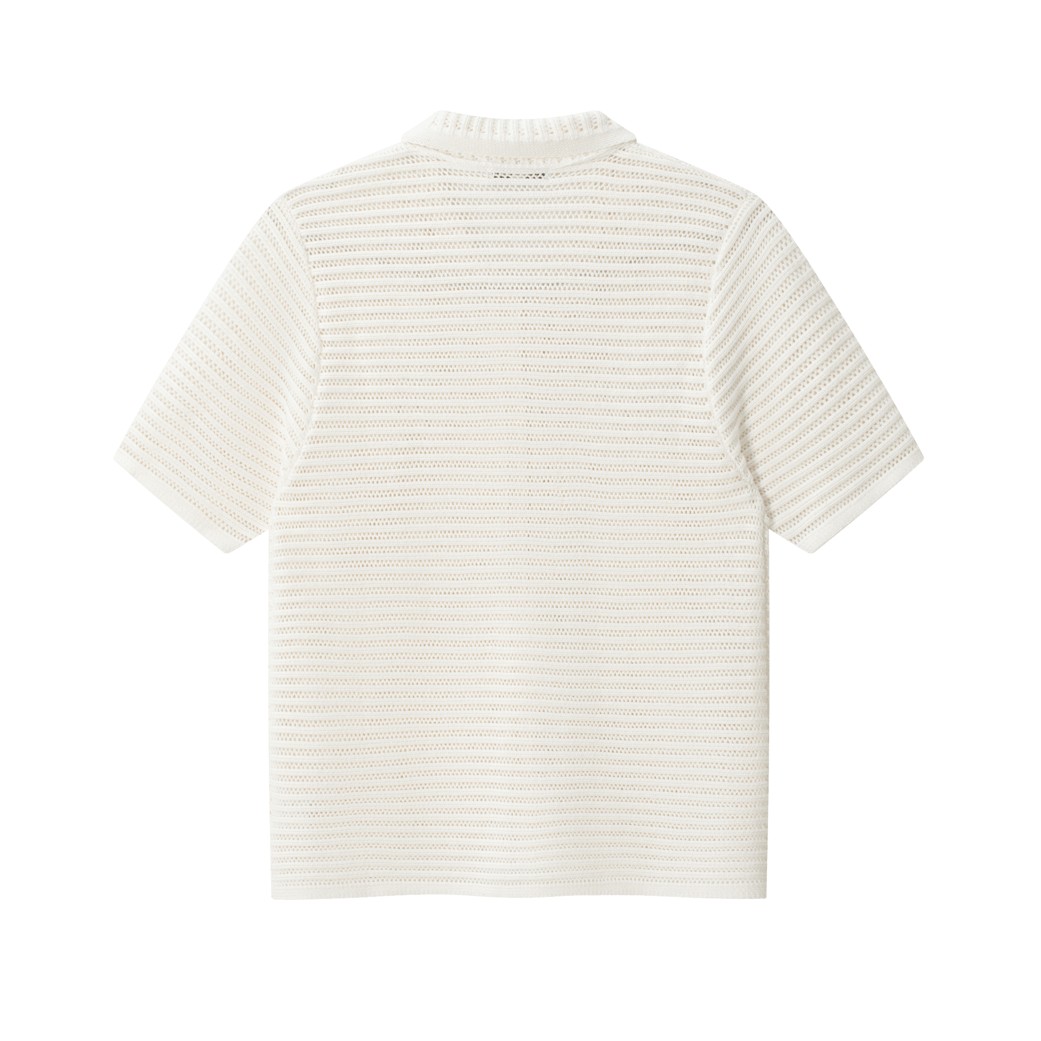 CLIMAX VISION Beige Resort Seashell Beaded Hollow - Out Shirt | MADAX
