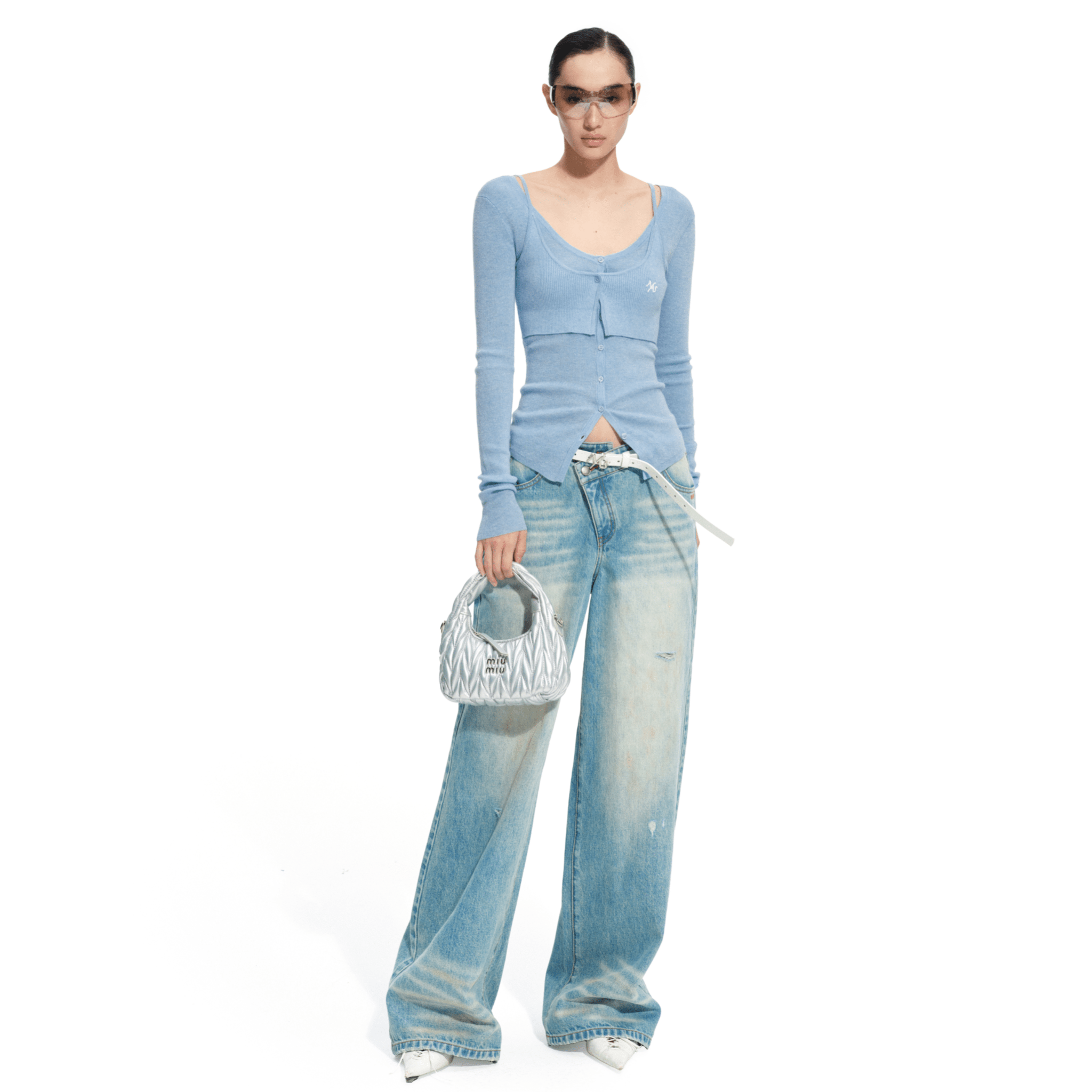 NAWS Bern Knitwear in Blue | MADAX