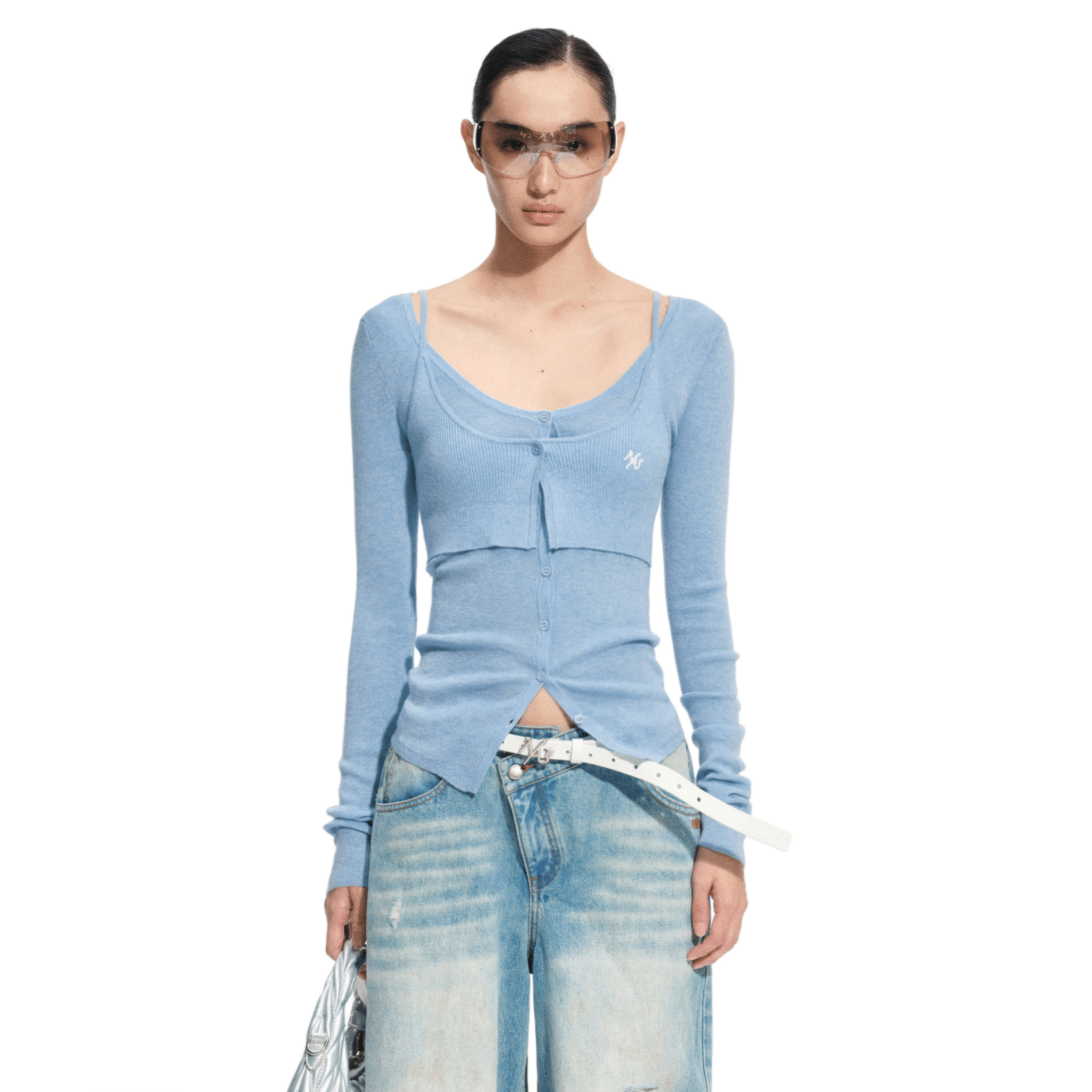 NAWS Bern Knitwear in Blue | MADAX