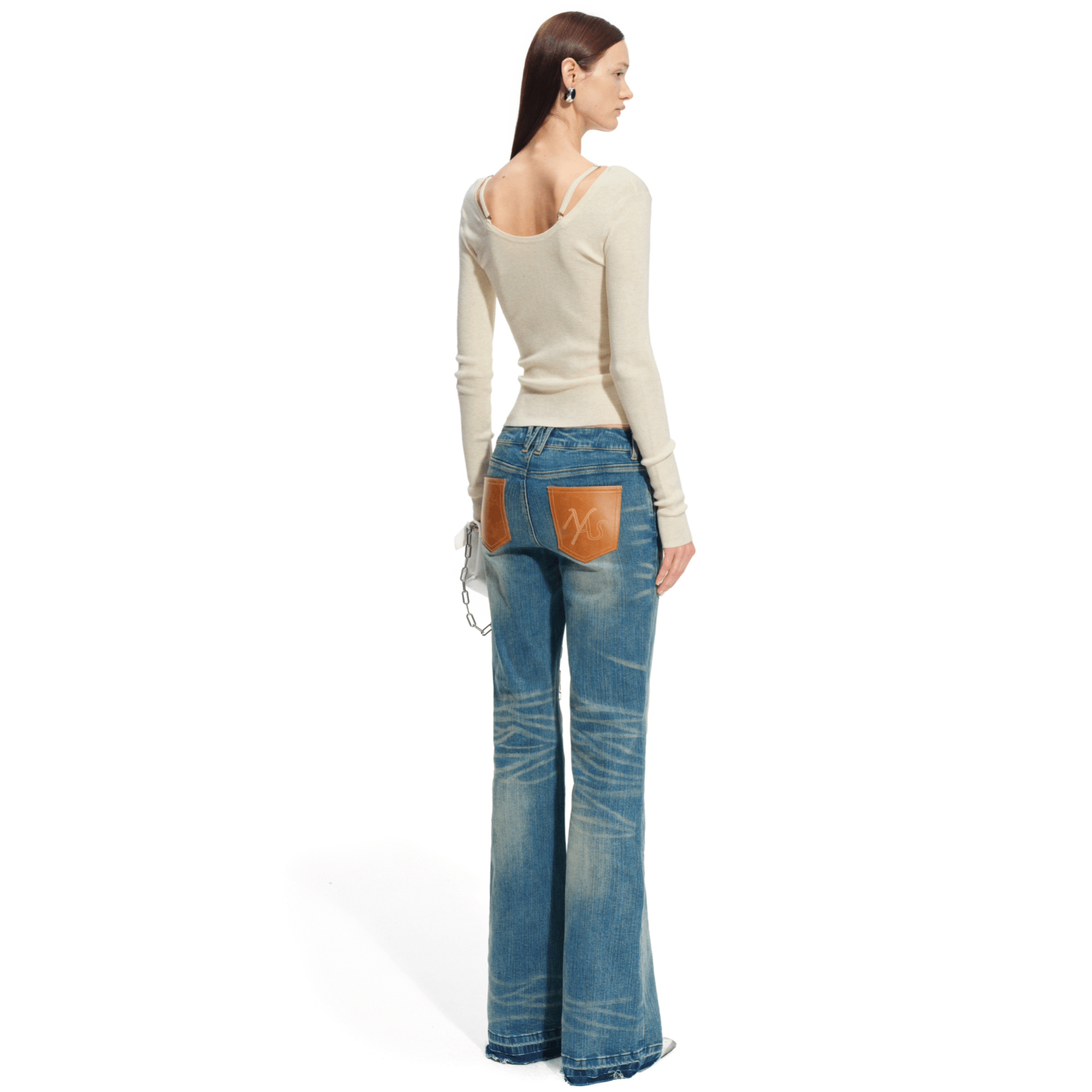 NAWS Bern Knitwear in White | MADAX