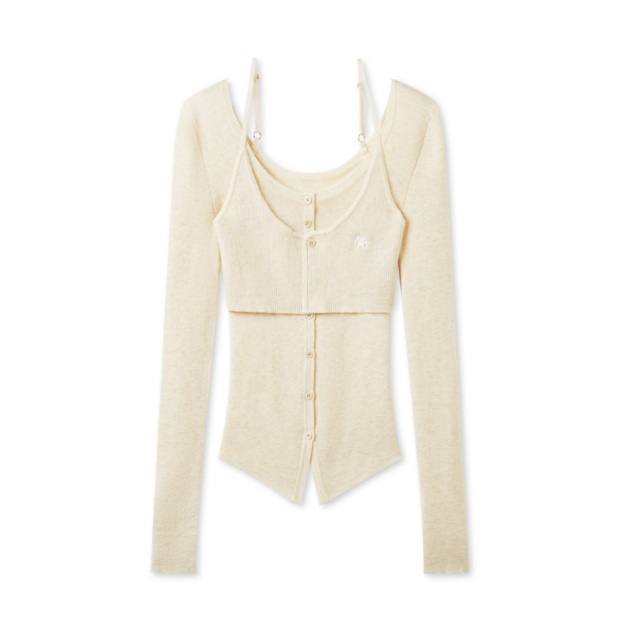 NAWS Bern Knitwear in White | MADAX