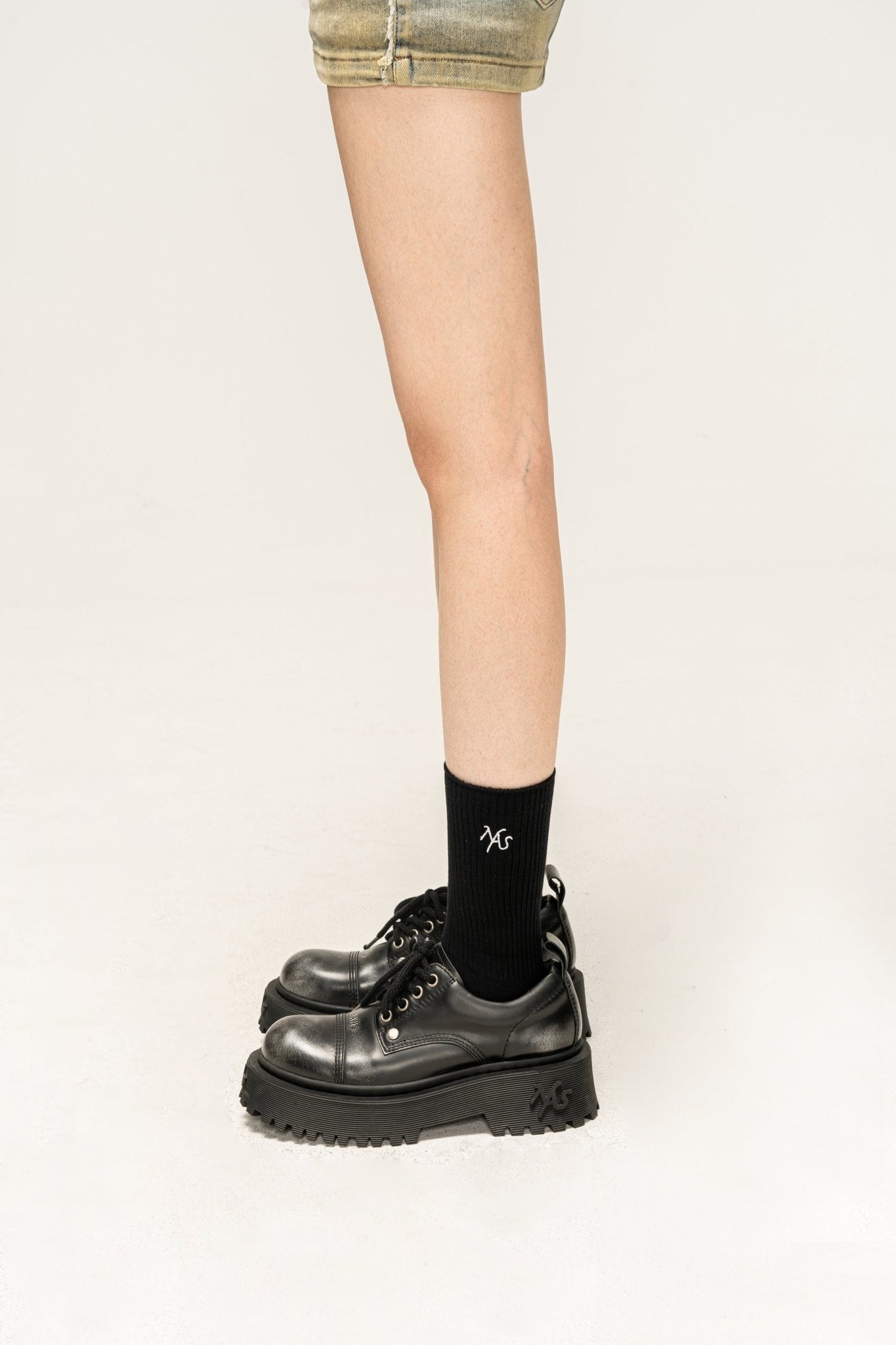 NAWS Black Classic Loose Anklet Socks | MADAX