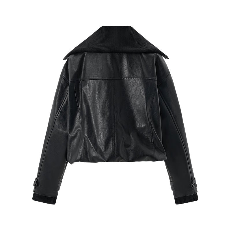 NAWS Black Hippy Large Lapel Cotton Jacket | MADAX