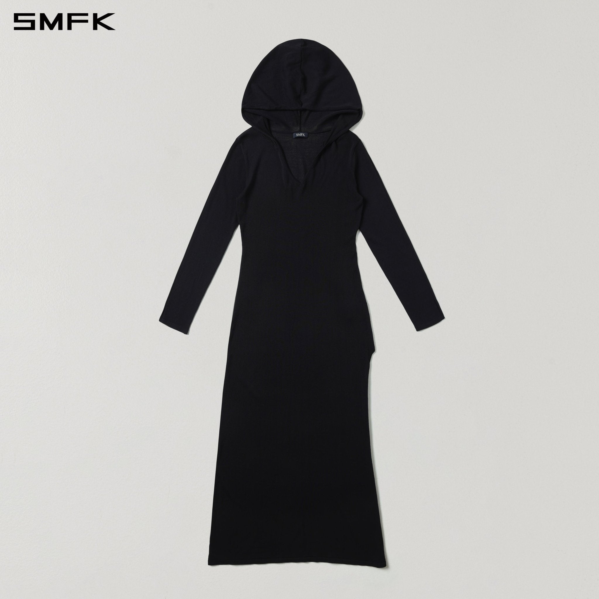 SMFK Black Hoodie and Long Skirt | MADAX