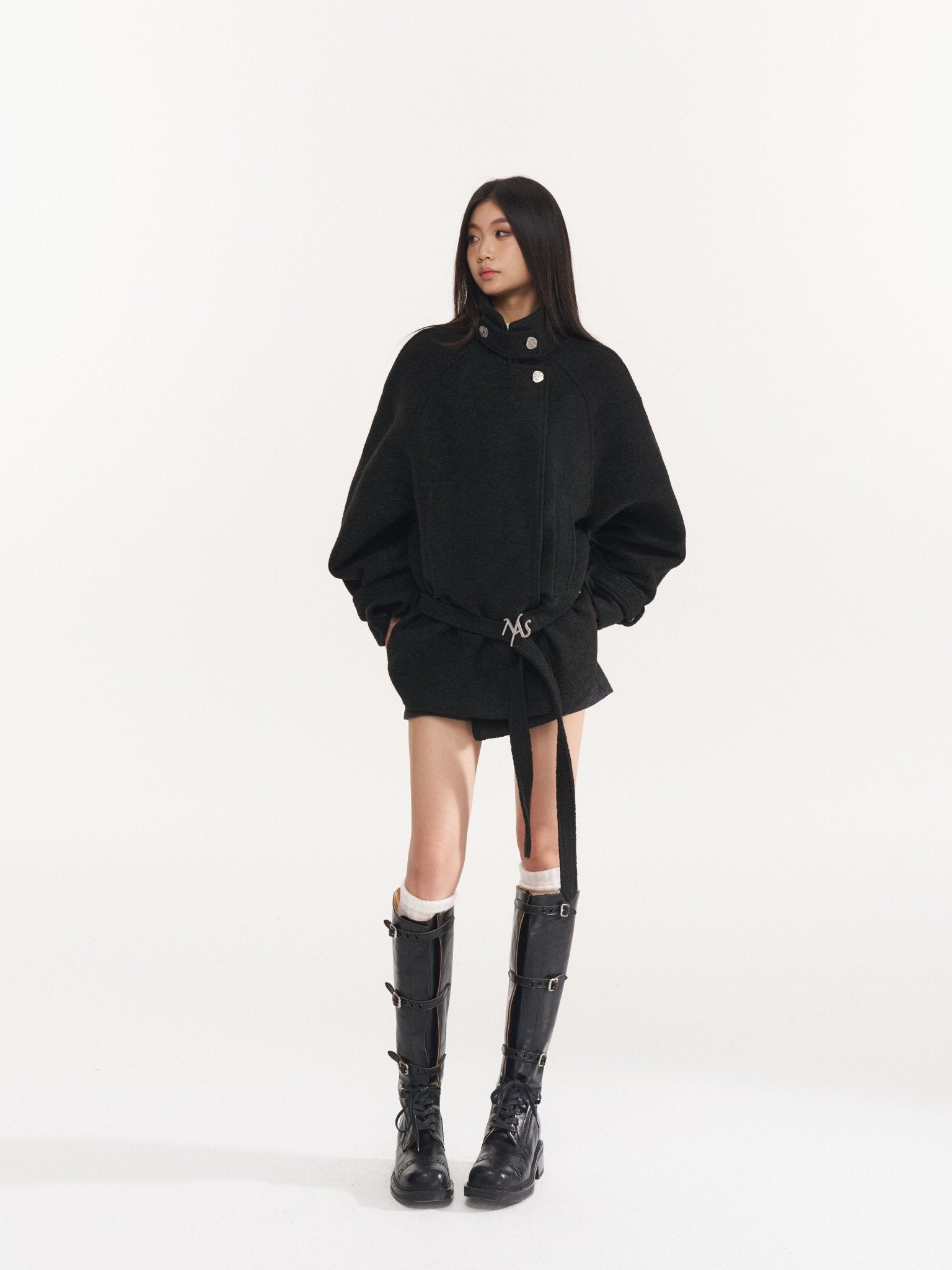 NAWS Black Jacket coat | MADAX