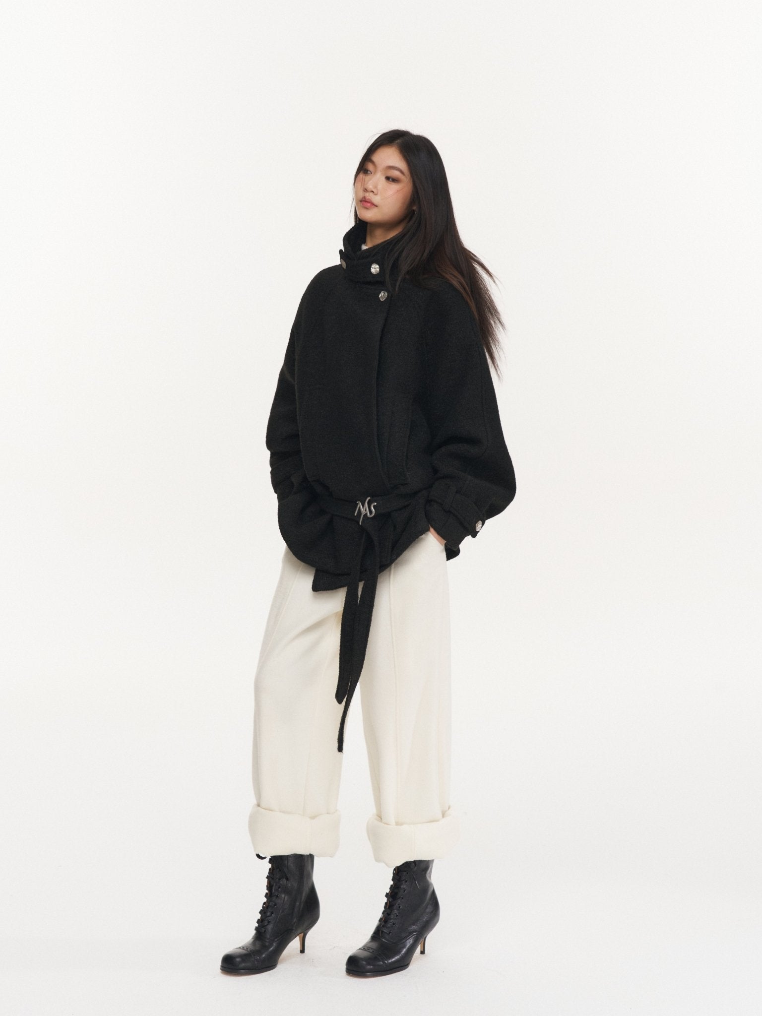 NAWS Black Jacket coat | MADAX