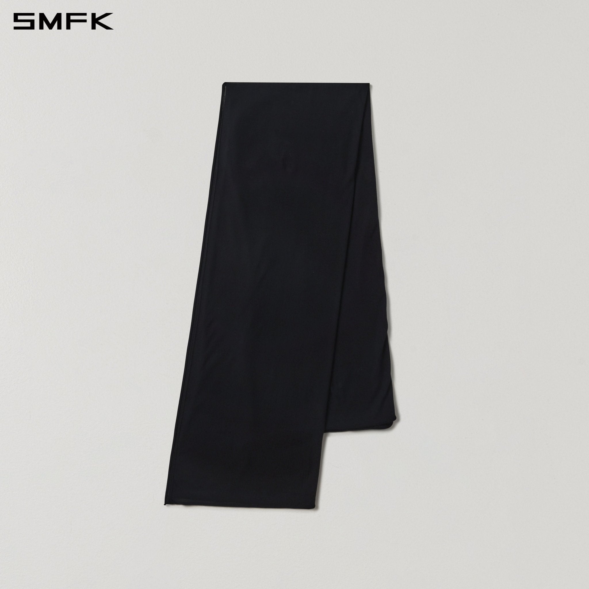 SMFK Black Knitted Scarf | MADAX