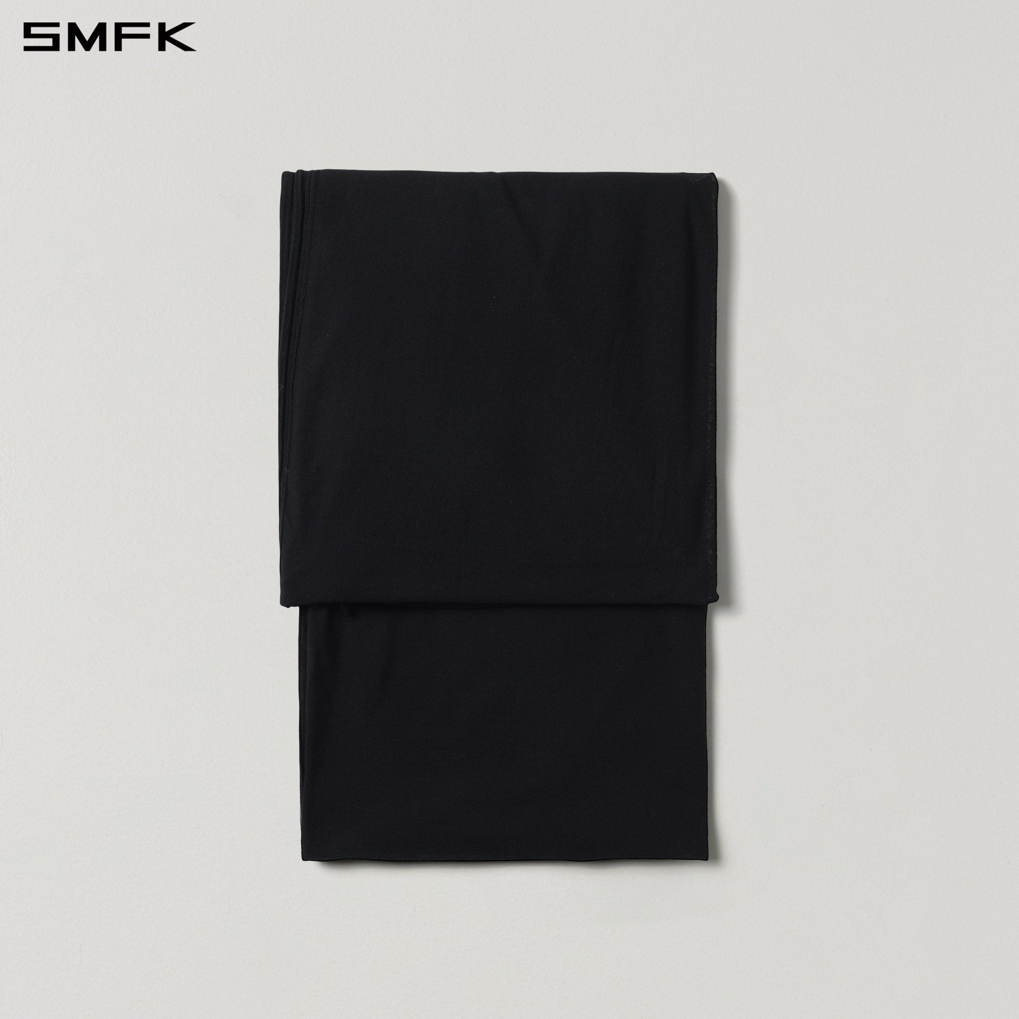 SMFK Black Knitted Scarf | MADAX