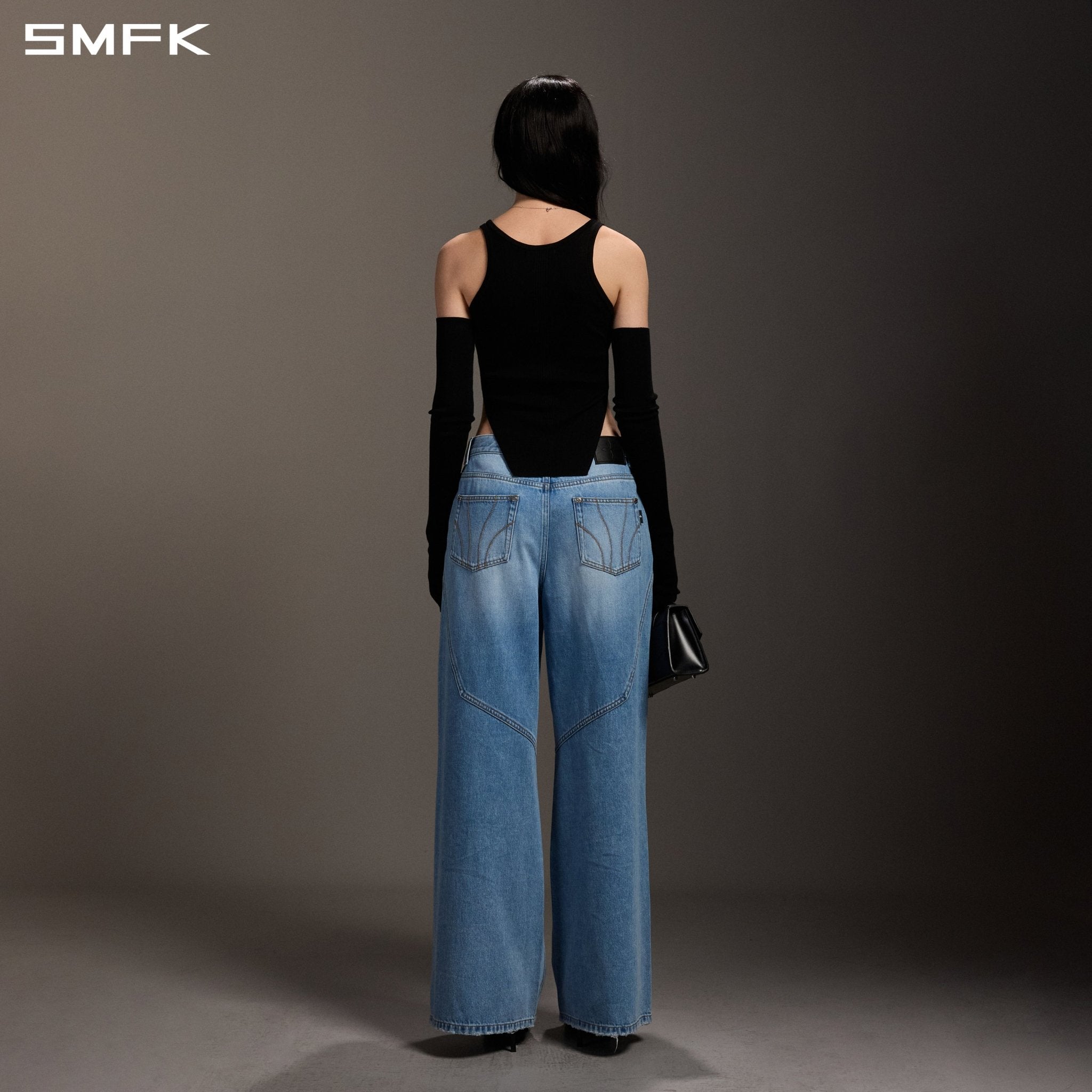 SMFK Black Knitted Vest | MADAX