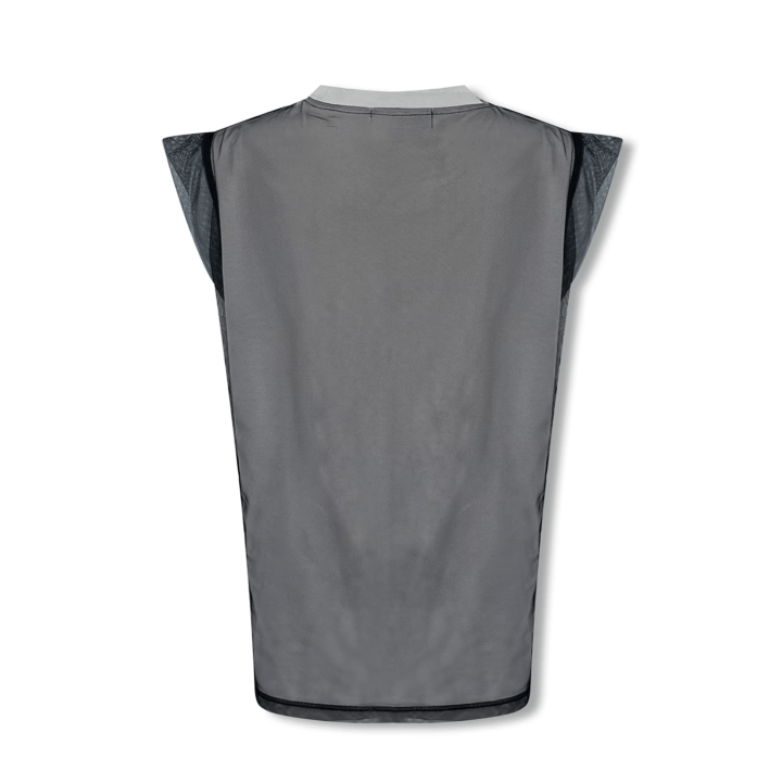 NOT FOR US Black Leopard Print Short Sleeves in Black | MADAX