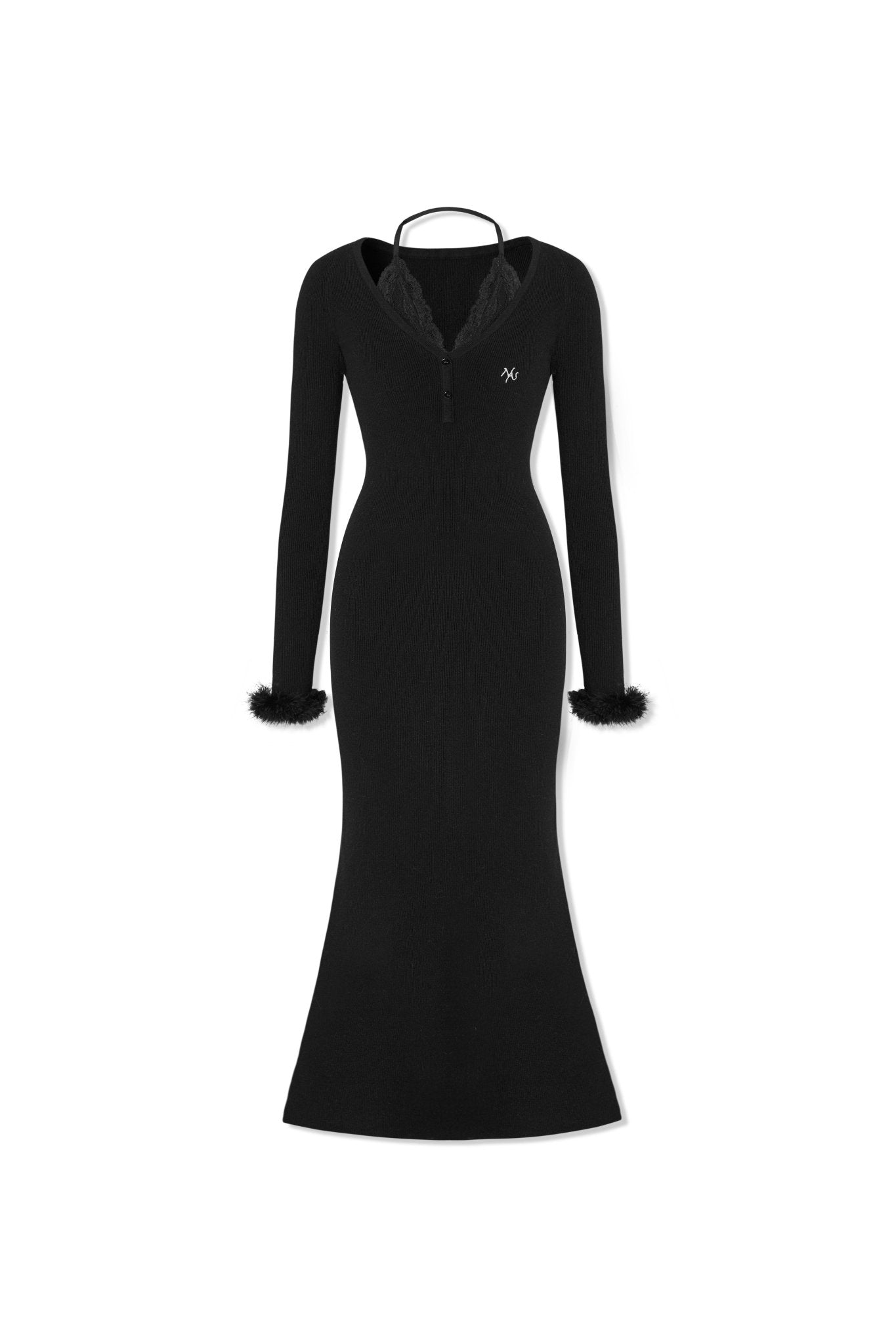 NAWS Black Mermaid Classical Dress | MADAX