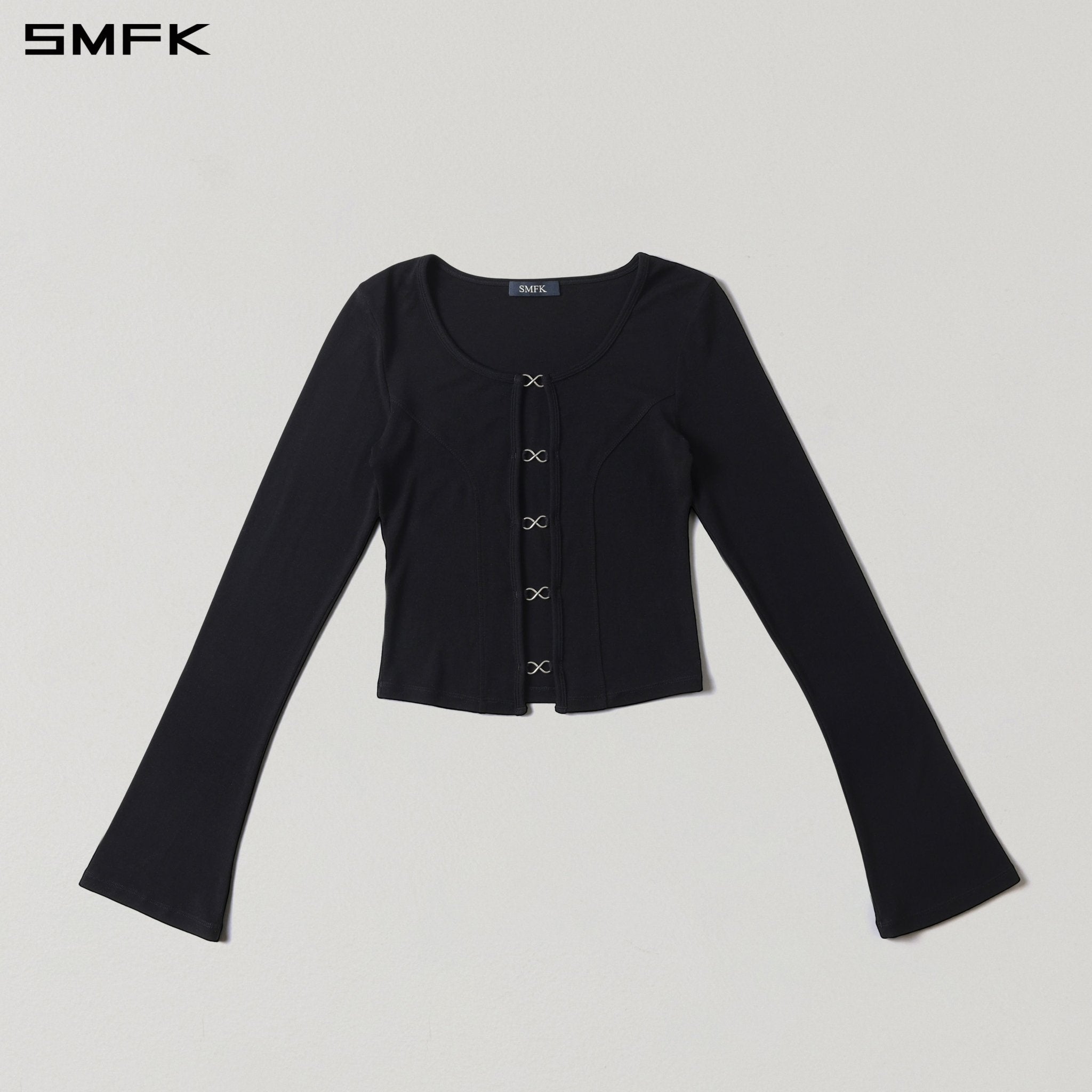 SMFK Black Openwork Top | MADAX